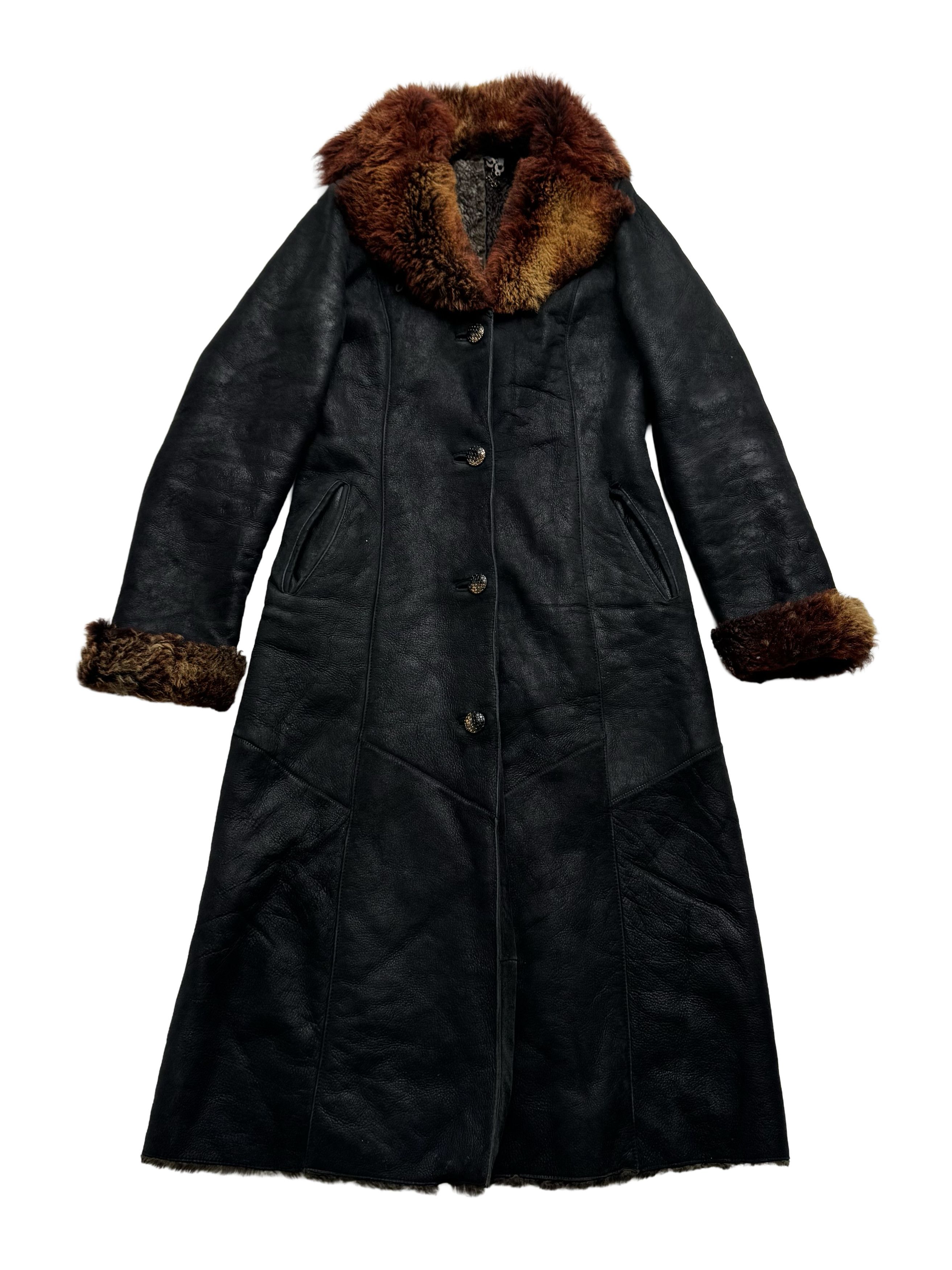 Vintage Vintage Real Sheepskin Coat Size XS / US 0-2 / IT 36-38 - 5 Thumbnail