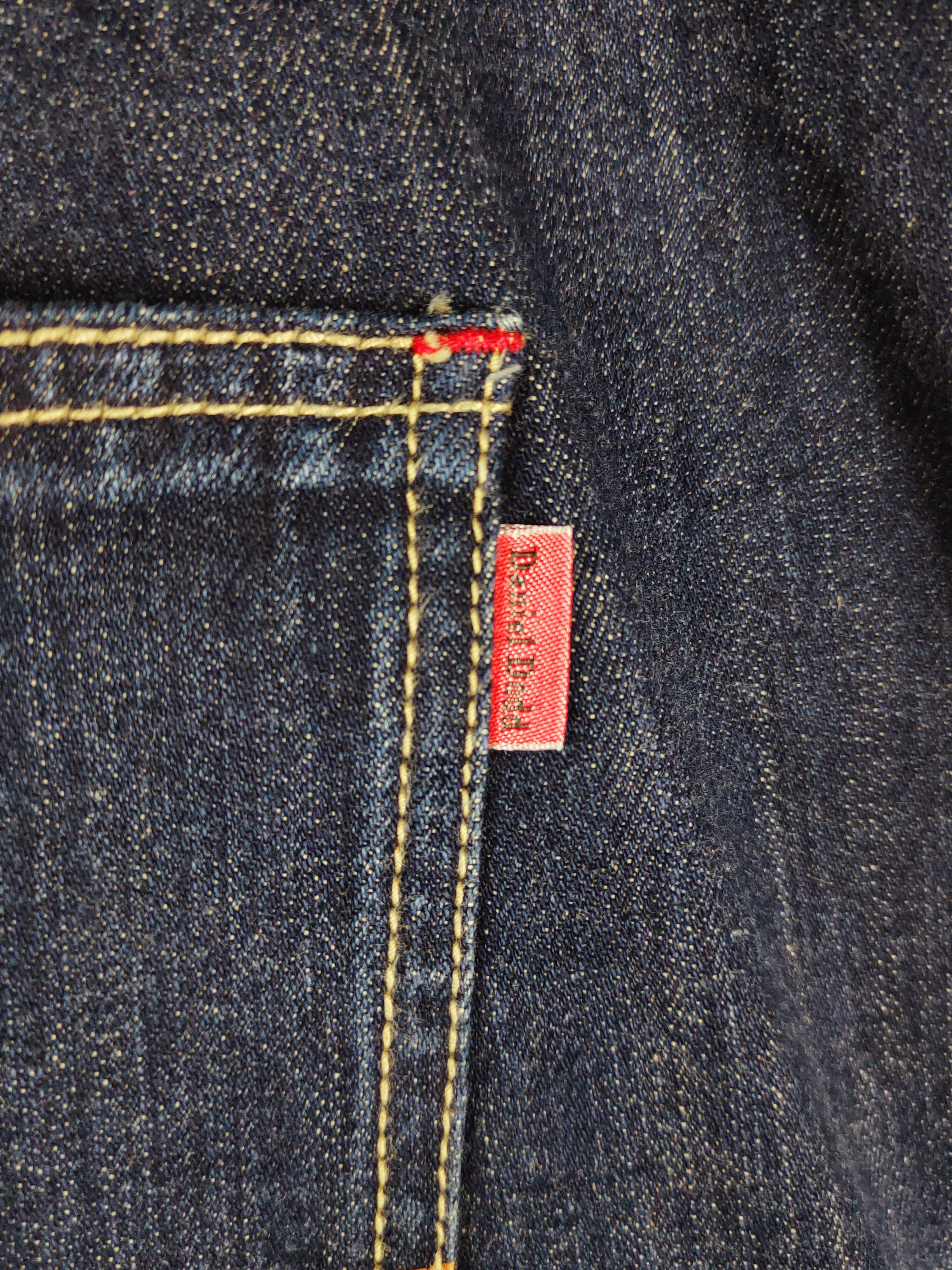 Japanese Brand Daniel Dodd selvedge distressed Ripped Jeans #S2721 Size US 44 / EU 60 - 8 Thumbnail