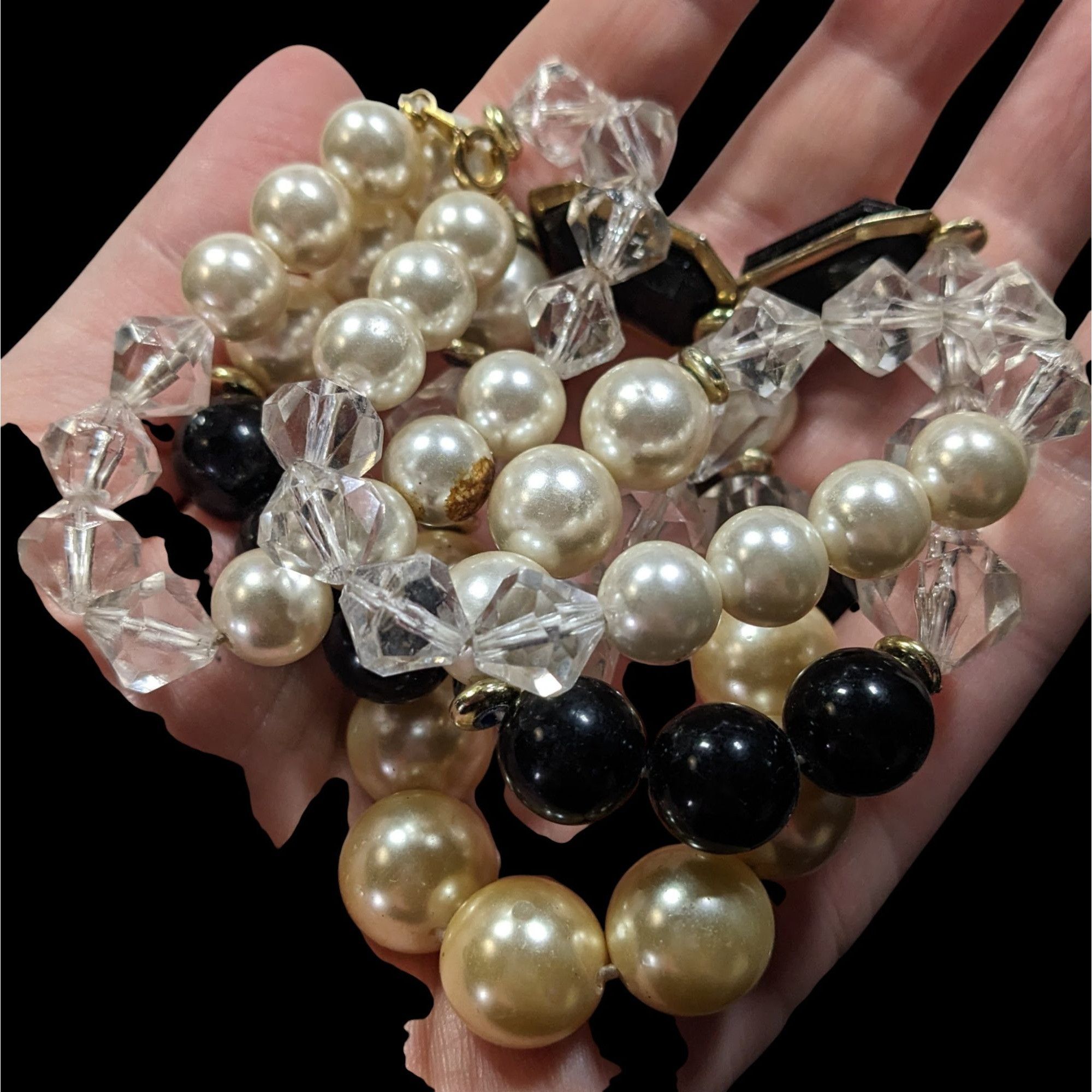 Other Elegant Glam Faux Pearl And Gem Beaded Necklace Size ONE SIZE - 5 Thumbnail