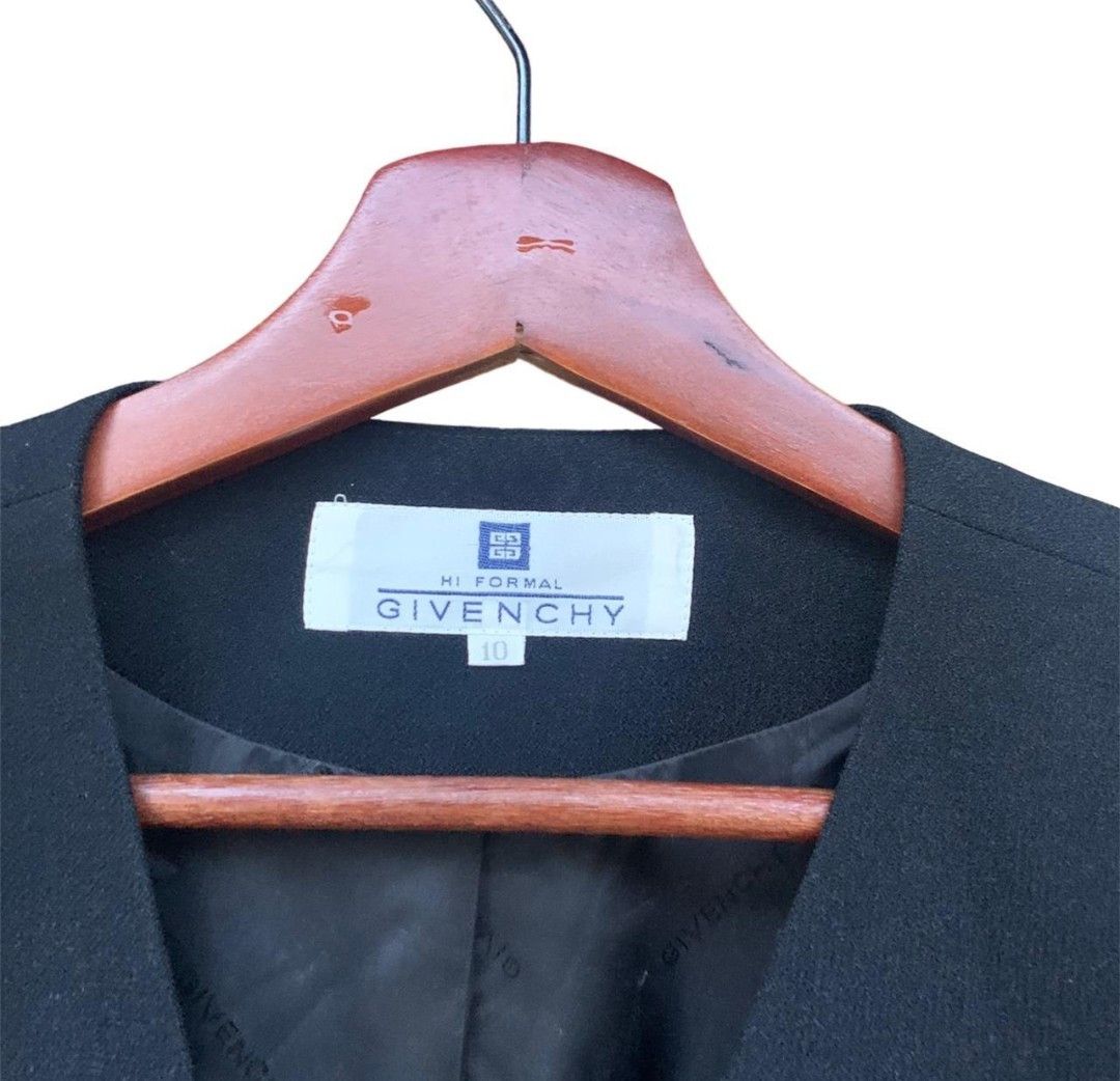Givenchy Vintage Givenchy Hi Formal Cropped Blazer Size M / US 6-8 / IT 42-44 - 4 Thumbnail