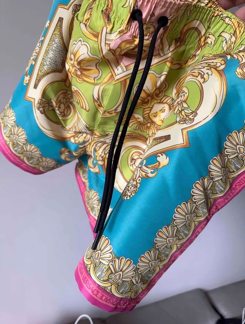 Versace Versace Baroque stretch-print drawstring elasticated boxer Size US 32 / EU 48 - 7 Thumbnail