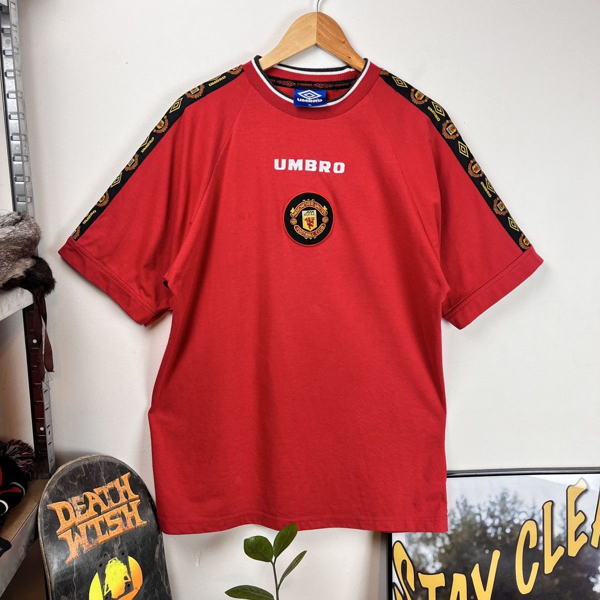 Vintage 1998 Umbro Manchester United T-shirt 90s Y2k Jersey