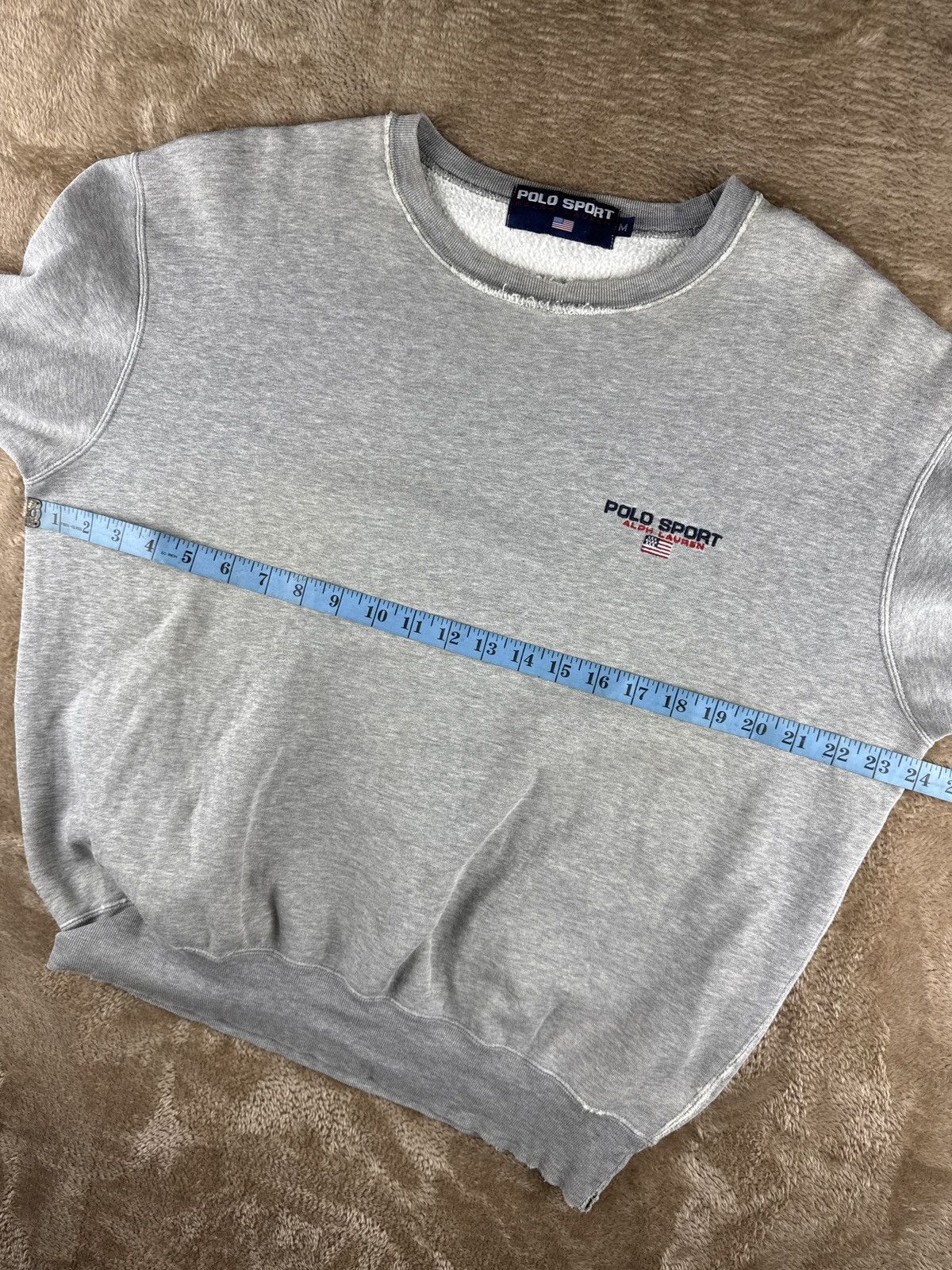 Polo Ralph Lauren Vtg Polo Sport Ralph Lauren Distressed Stains Style 90s Rare Size US M / EU 48-50 / 2 - 9 Thumbnail