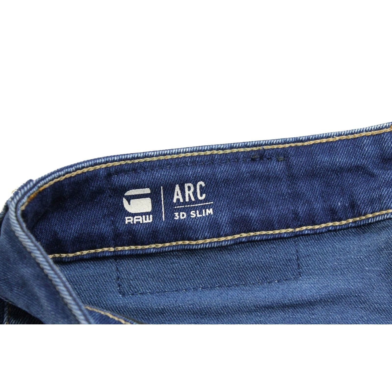 G-Star G-STAR Arc 3D Slim Men's Jeans W26 L30 Twisted Mustache Denim Blue Size US 26 / EU 42 - 6 Thumbnail