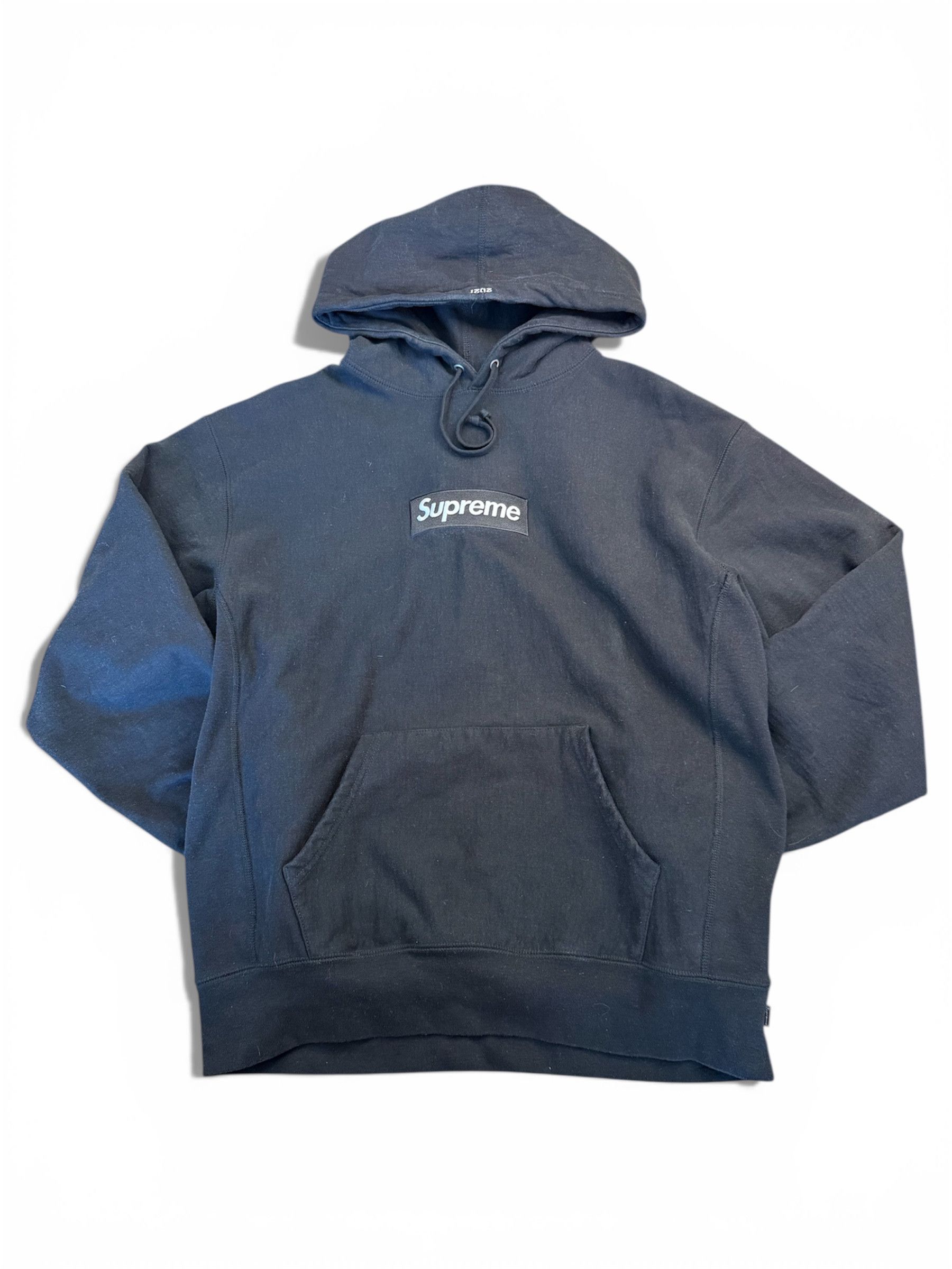 Supreme FW21 supreme box logo hoodie Size US L / EU 52-54 / 3 - 1 Thumbnail