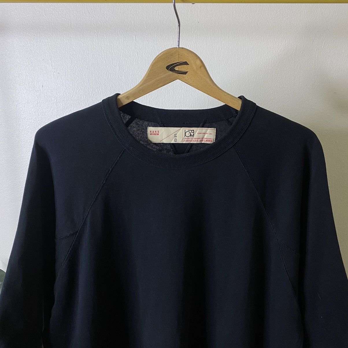 Japanese Brand × NANO universe Nano Universe Black Blank Oversized Heavy Cotton Tee Size US XL / EU 56 / 4 - 2 Thumbnail