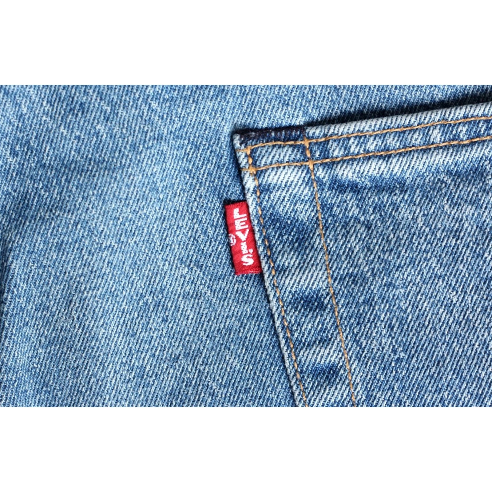Levi's LEVI’S 501 PREMIUM Big E Jeans Men Size W46 ~L28 Regular Straight Stretch DZ7735 Size US 30 / EU 46 - 3 Thumbnail