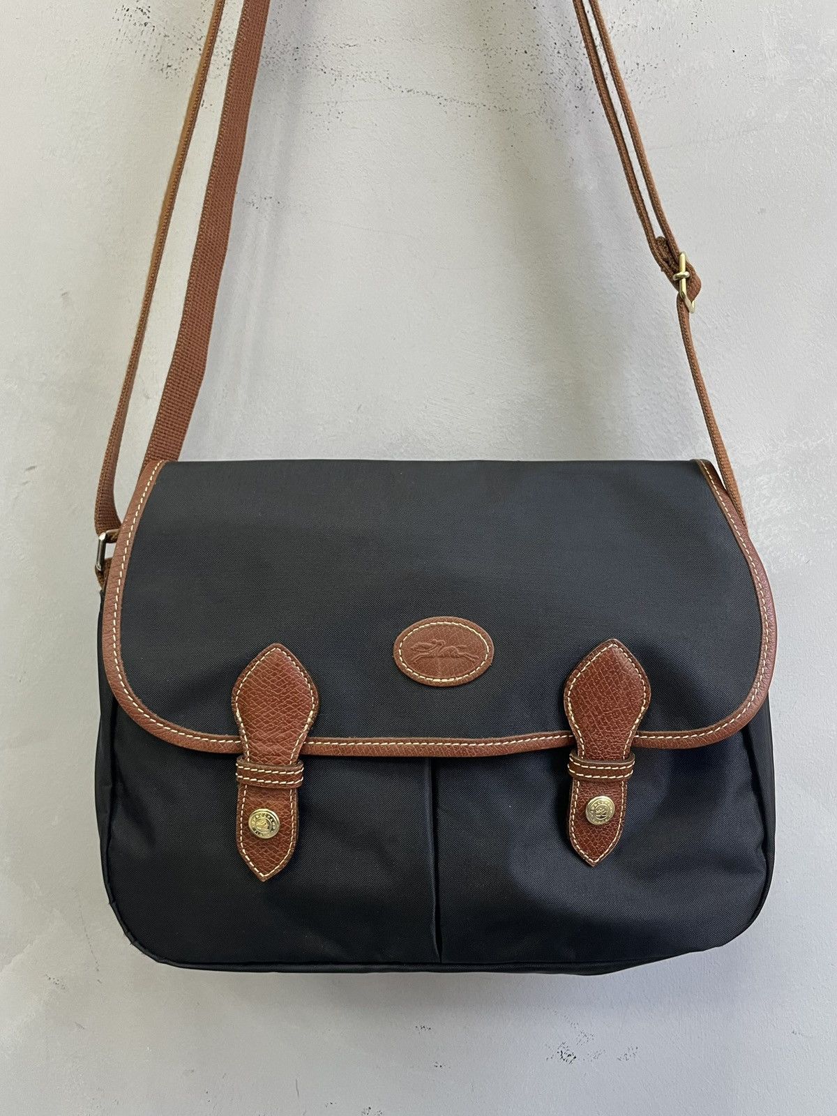 Longchamp Messenger bag longchamp Paris canvas bag Size ONE SIZE - 1 Thumbnail