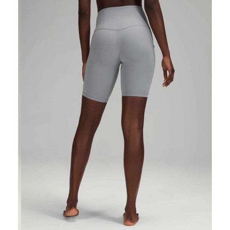 Lululemon 𝓛𝓾𝓵𝓾𝓵𝓮𝓶𝓸𝓷 Align High Rise Short with Pockets 8"Rhin Size 34" / US 12 / IT 48 - 2 Thumbnail
