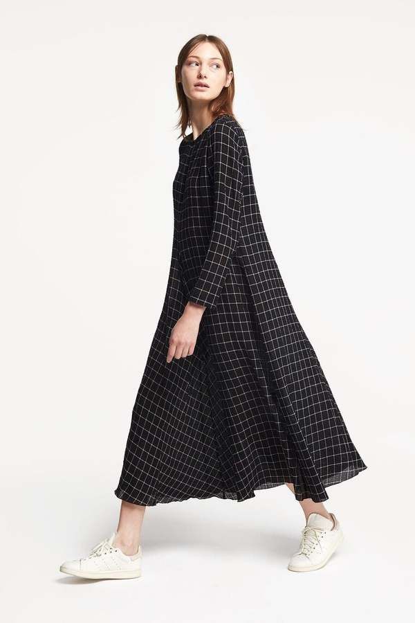 Other POMANDERE Windowpane Midi Dress Size M / US 6-8 / IT 42-44 - 1 Thumbnail