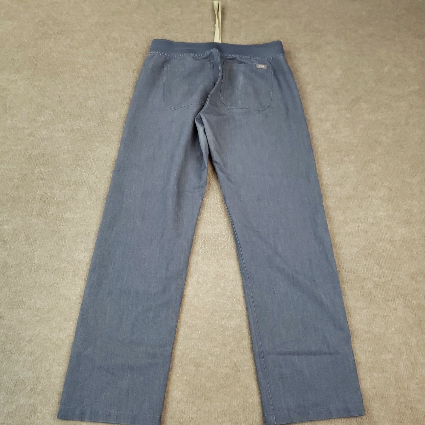 Vintage FIGS Scrub Pants Mens Small Blue Drawstring Stretch Medical Size US 29 - 8 Thumbnail