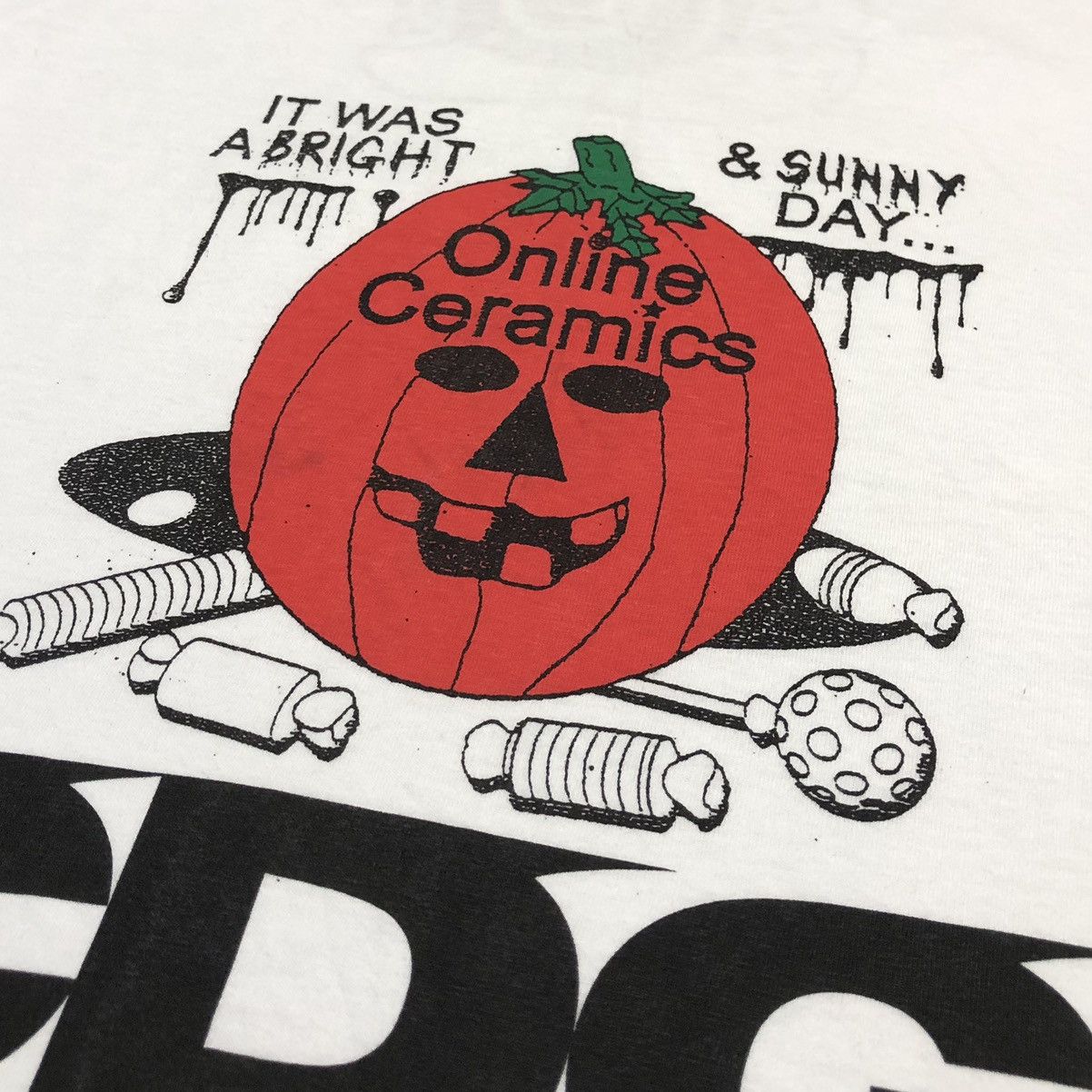 Comme des Garcons AD2020 Comme Des Garçon CDG online Ceramics Pumpkin T-shirt Size US XL / EU 56 / 4 - 2 Thumbnail