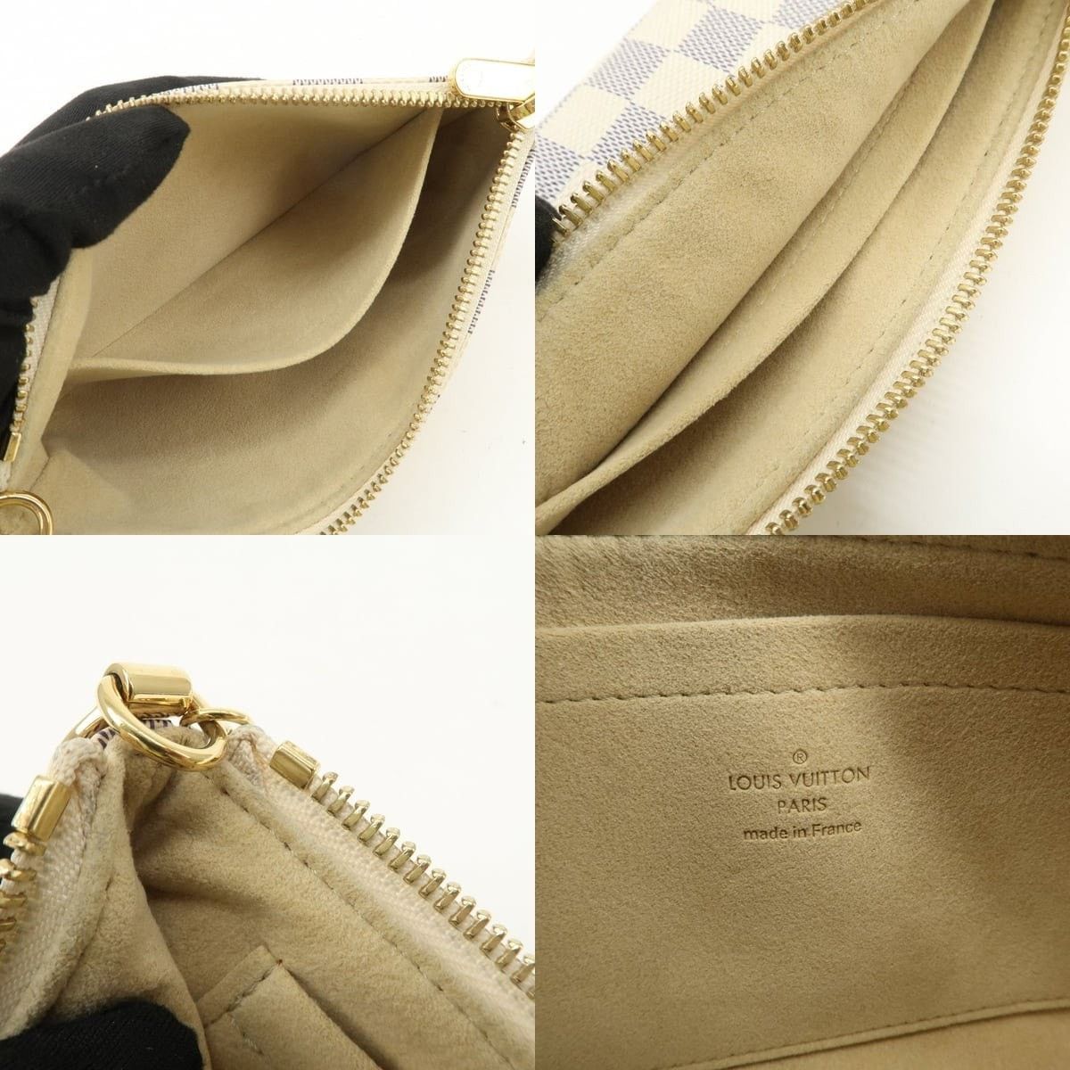 Louis Vuitton Louis Vuitton Damier Azur Pochette Milla MM Size ONE SIZE - 7 Thumbnail