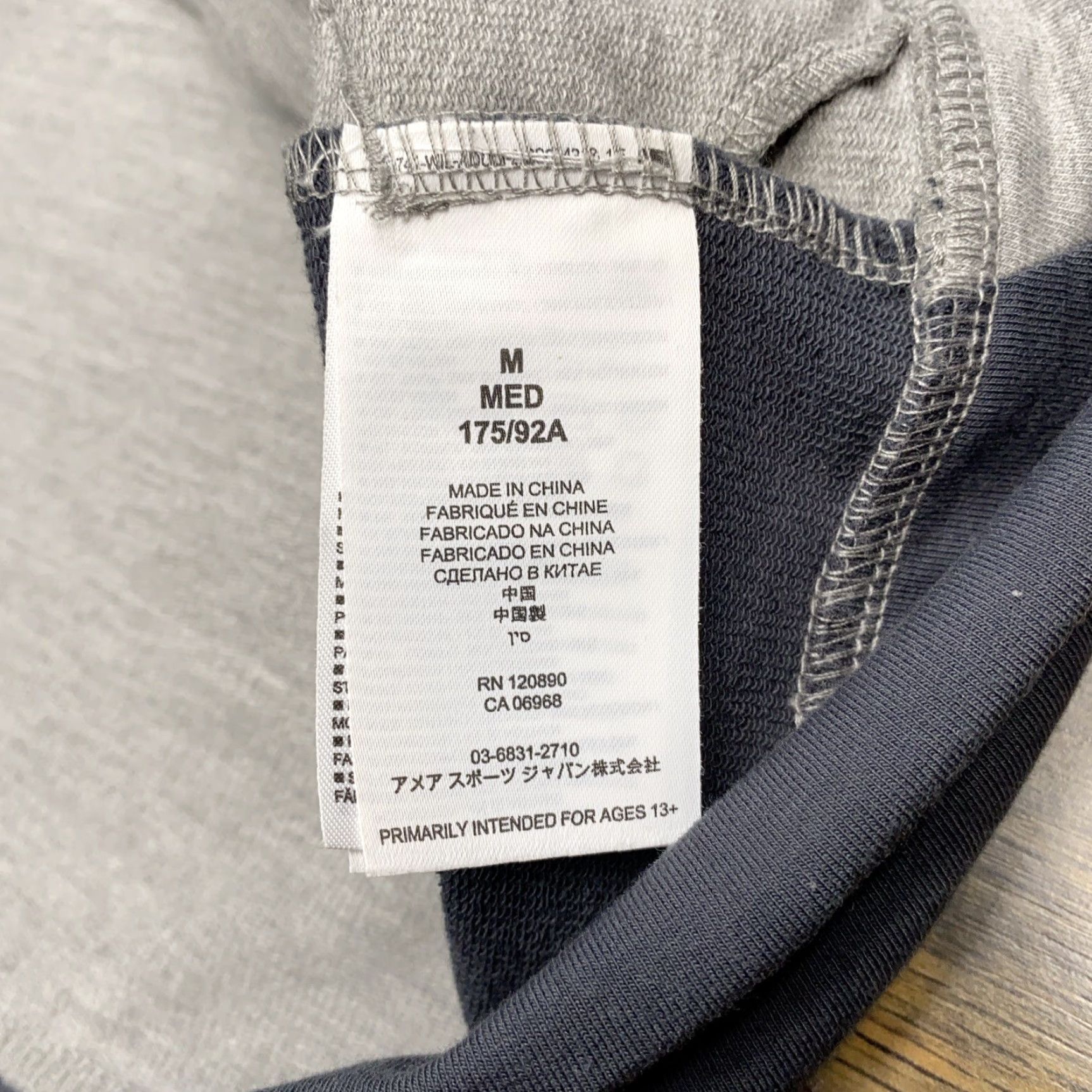 Wilson Wilson Jacket Mens Regular Size M Gray Full Zip Activewear Winter Sports Short Sleeve Long Sleeve Cotton Blend Size US M / EU 48-50 / 2 - 7 Thumbnail