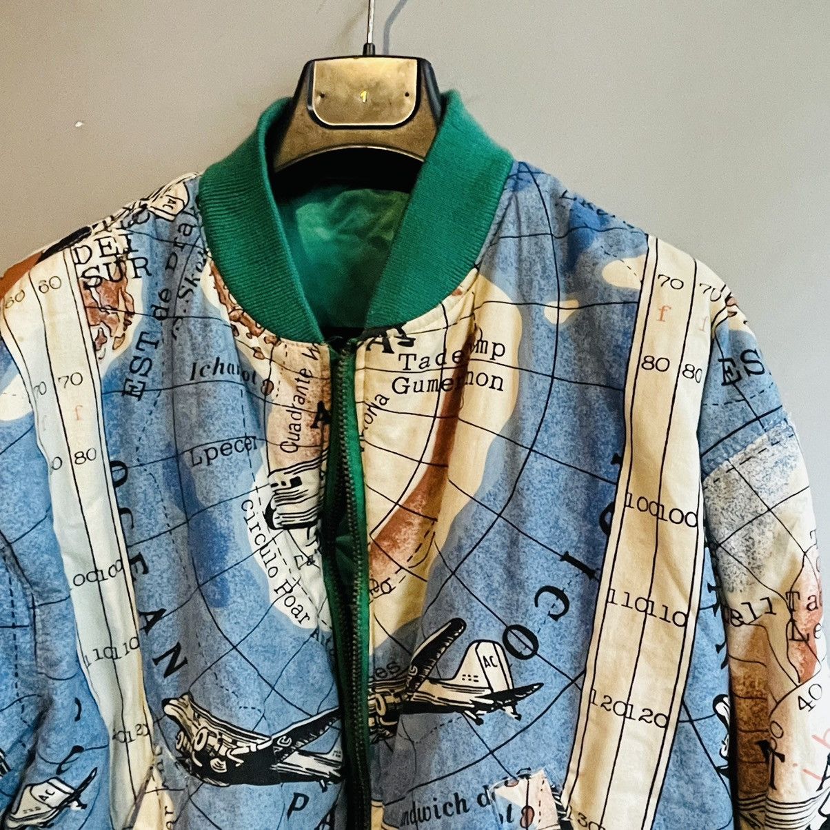 Vintage Vintage Reversible MA-1 Flight Jacket Size US M / EU 48-50 / 2 - 1 Thumbnail