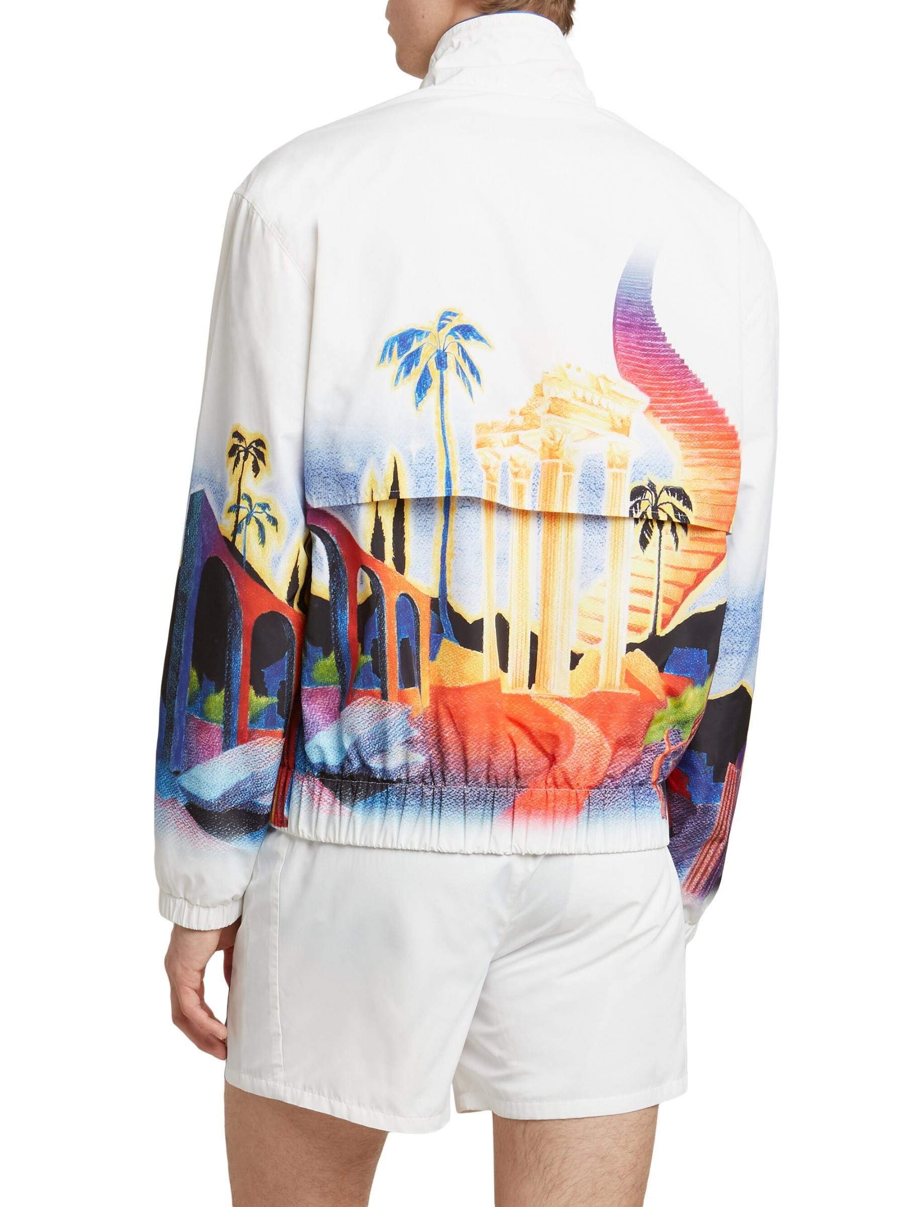 Casablanca os11x0725 Printed Windbreaker Jacket in Multicolor Size US M / EU 48-50 / 2 - 4 Thumbnail