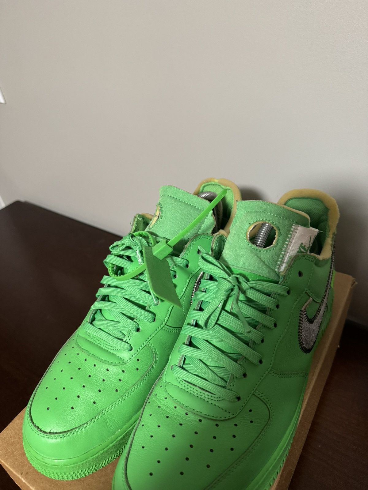Nike × Off-White × Virgil Abloh Off-White Nike Air Force 1 Low “Brooklyn” Size 11.5 Size US 11.5 / EU 44-45 - 5 Thumbnail