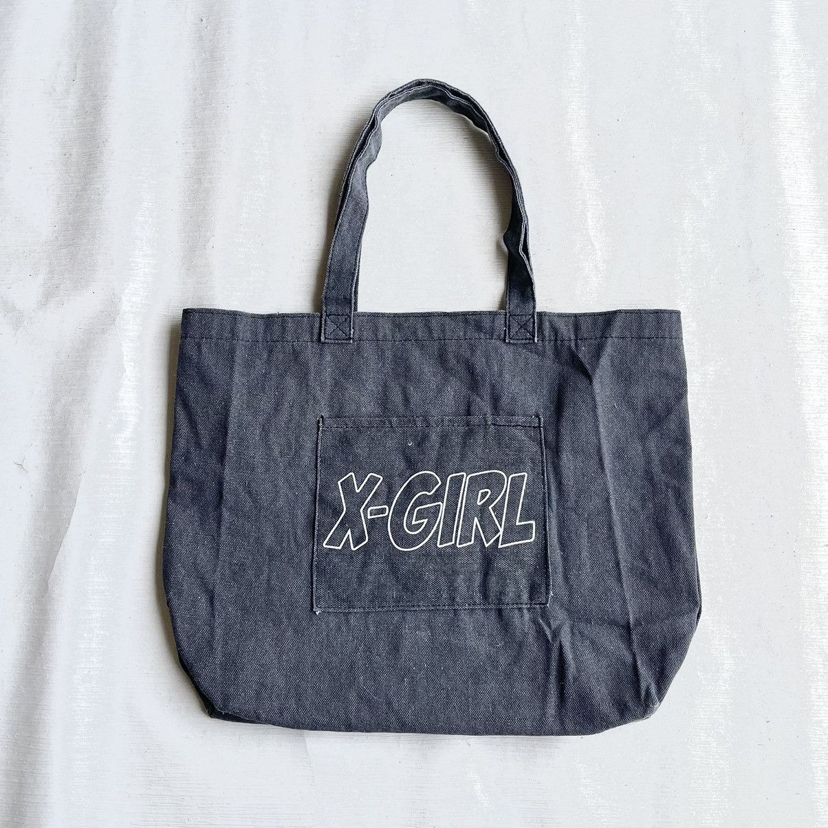 Disney × Japanese Brand Sesame Street x X-Girl Unisex Tote Bag Size ONE SIZE - 5 Thumbnail