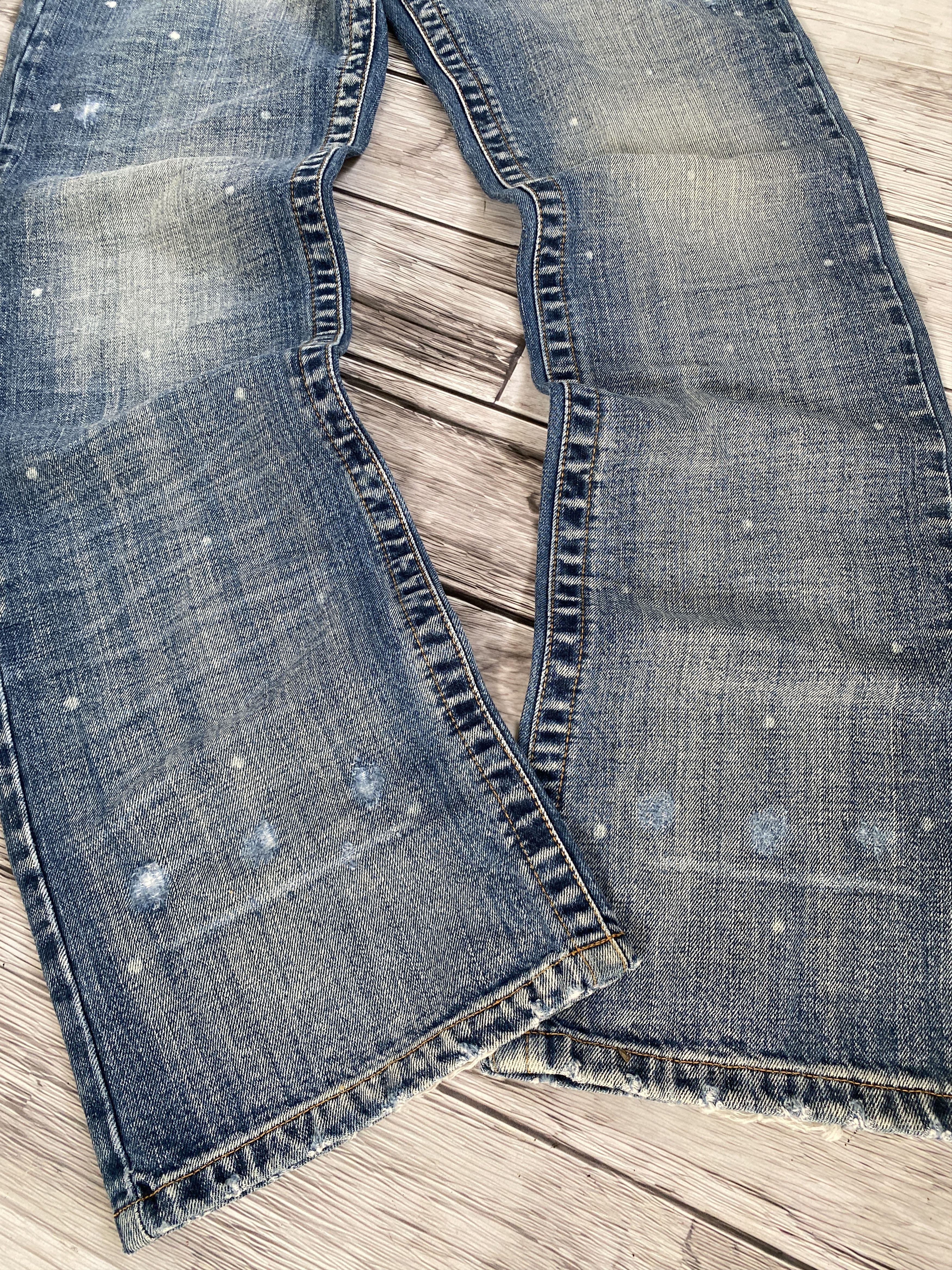 Hysteric Glamour × Japanese Brand 💥 HYSTERIC GLAMOUR BALENCIAGA STYLE JAPANESE JEANS Size US 32 / EU 48 - 4 Thumbnail
