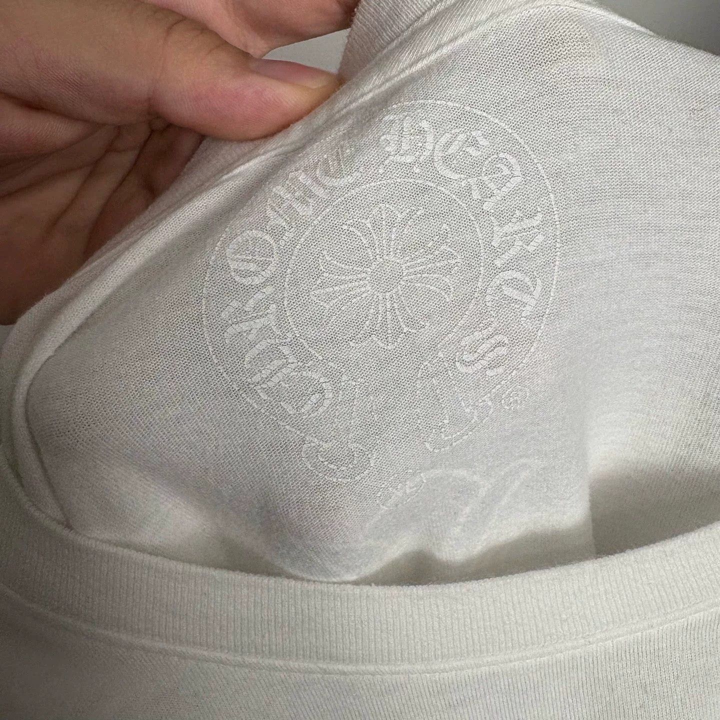 Chrome Hearts Chrome Hearts White Cross Short Sleeve Size US XL / EU 56 / 4 - 3 Thumbnail
