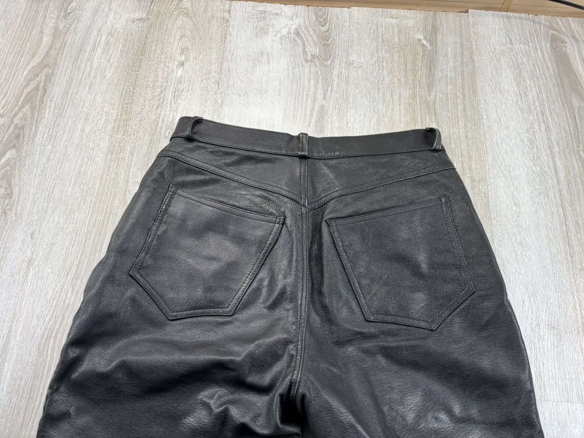 Genuine Leather × Leather × Vintage Womens biker moto leather pants Hennes Collection Size 40 Size 24" / US 00 / IT 34 - 11 Thumbnail
