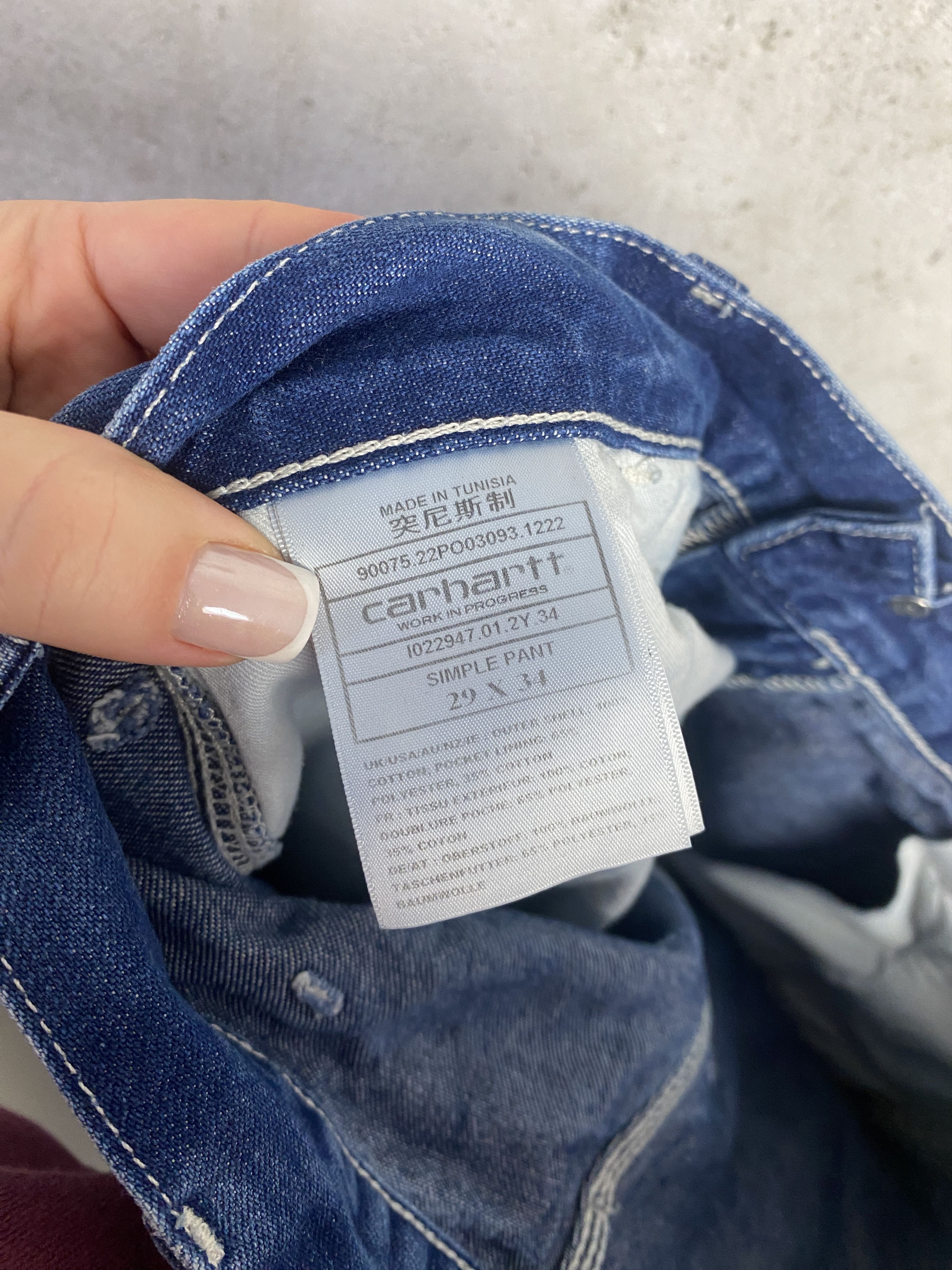 Carhartt Carhartt Simple pant denim jeans y2k sport opoium gorpcore Size US 29 - 5 Thumbnail