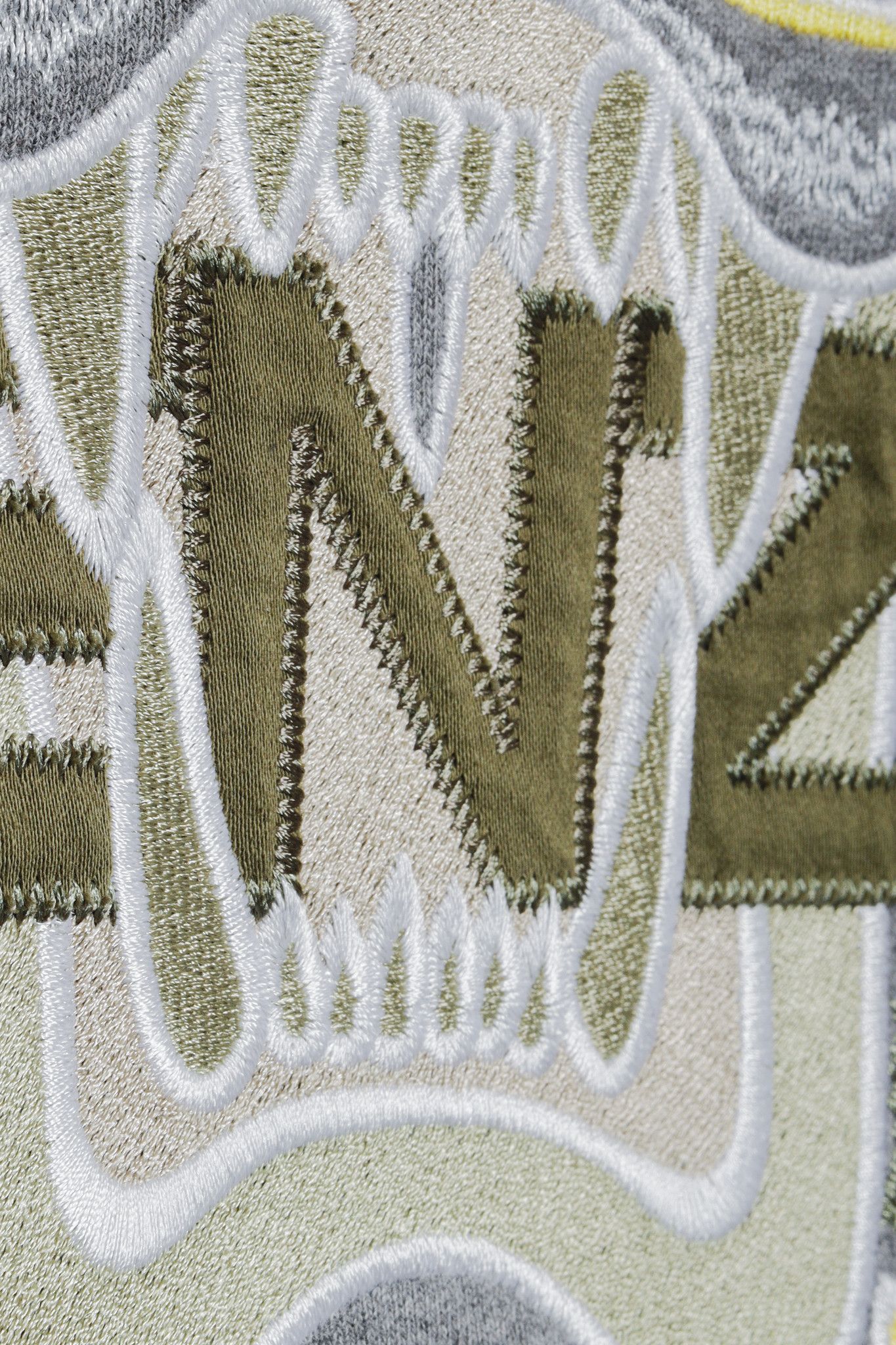 Kenzo Kenzo Grey Logo Embroidered Sweater Size L / US 10 / IT 46 - 8 Thumbnail