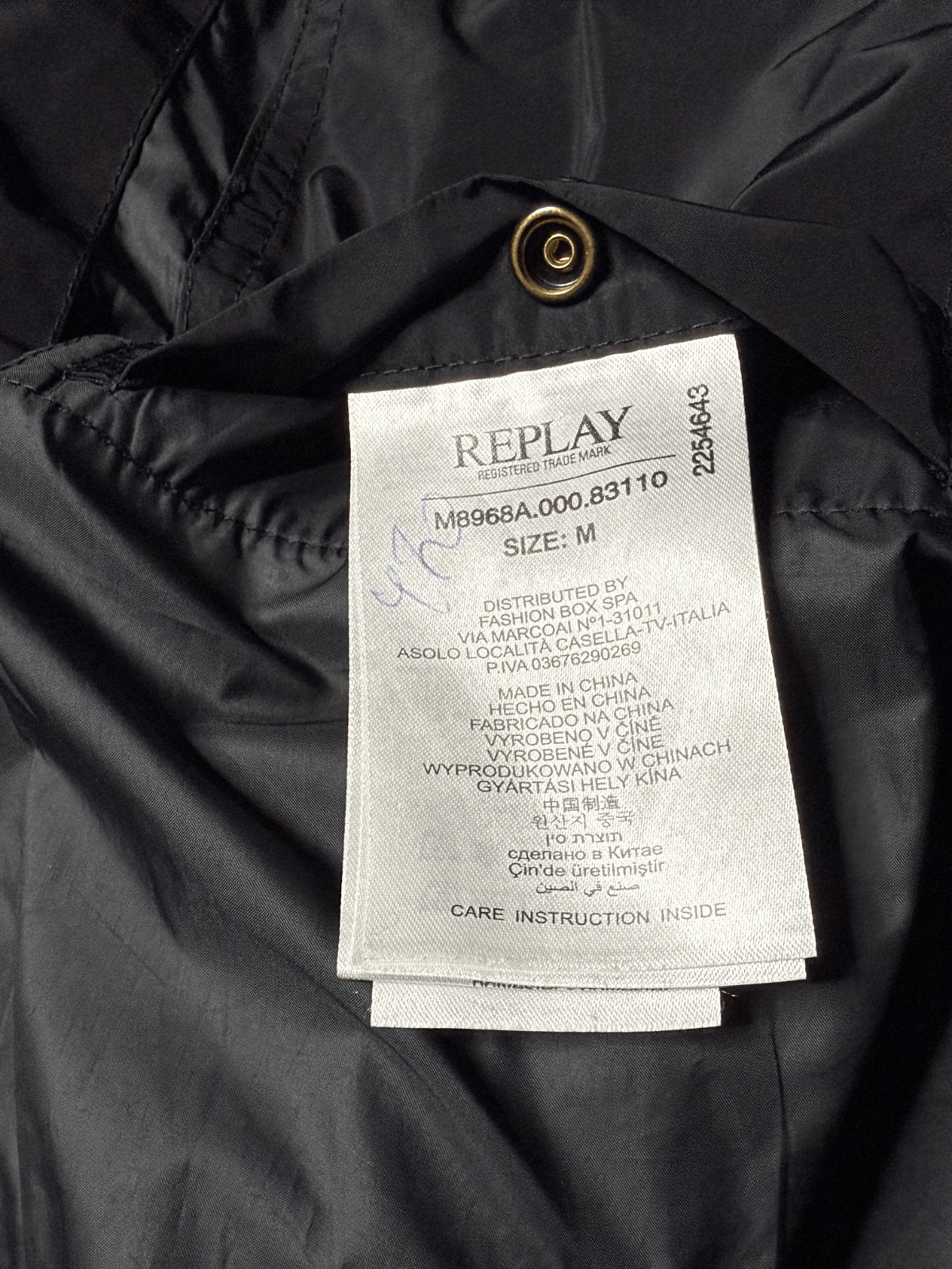 Replay Replay men's nylon jacket M Size US M / EU 48-50 / 2 - 5 Thumbnail