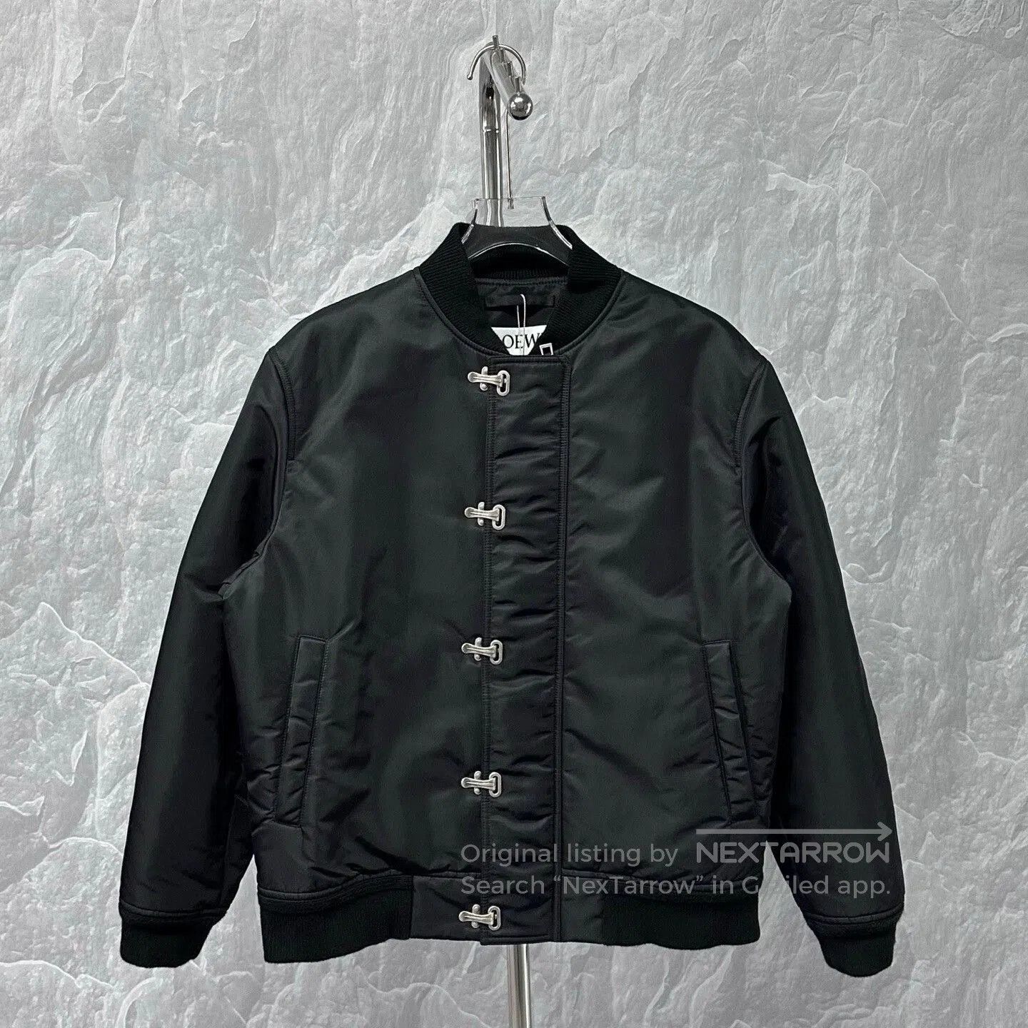 Loewe new LOEWE black cotton outerwear jacket. Size US L / EU 52-54 / 3 - 1 Thumbnail