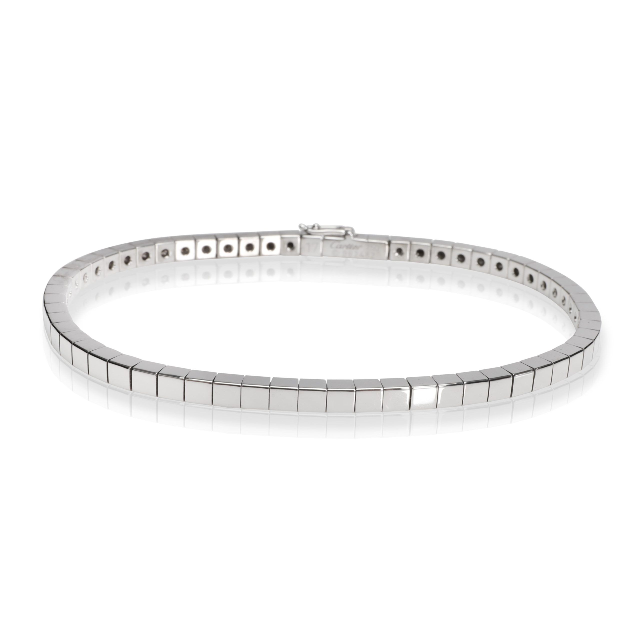 image of Cartier Lanieres Bracelet In 18K White Gold, Women's