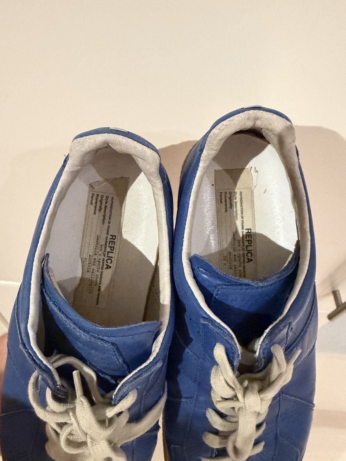 Maison Margiela Maison Margiela Gat Replica Leather Sneakers Size US 8 / EU 41 - 15 Thumbnail