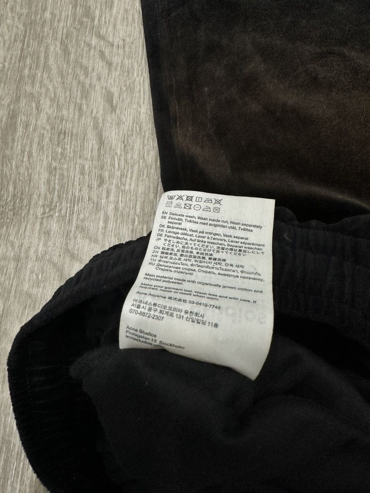 Acne Studios Acne Studios SS24 Black Logo Sweatpants Size US 30 / EU 46 - 10 Thumbnail