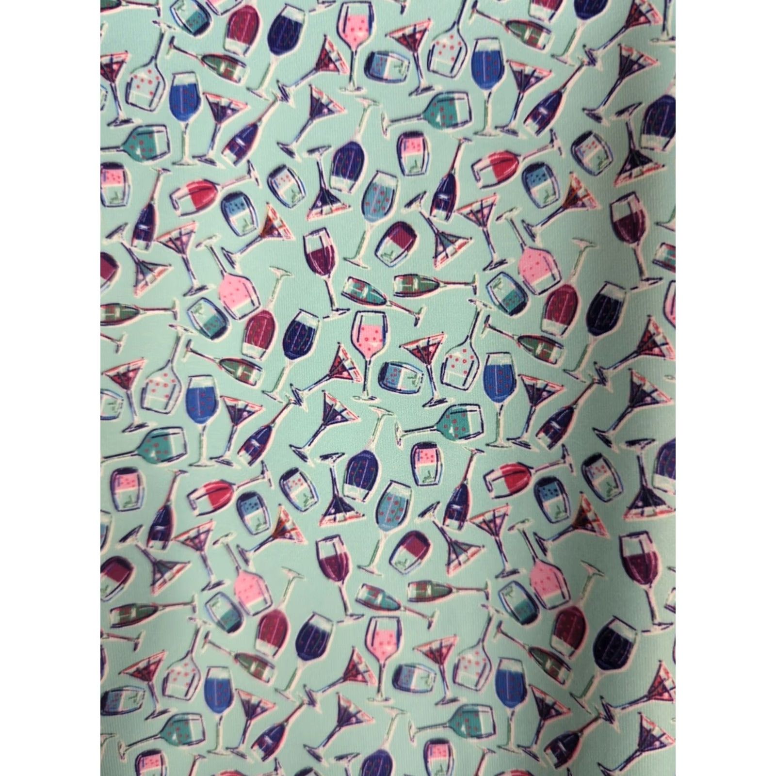 Vintage 1764 Polo Shirt Mens XXL Blue Cocktails Short Sleeve Stretch Classic Fit Golf Size US XXL / EU 58 / 5 - 2 Thumbnail