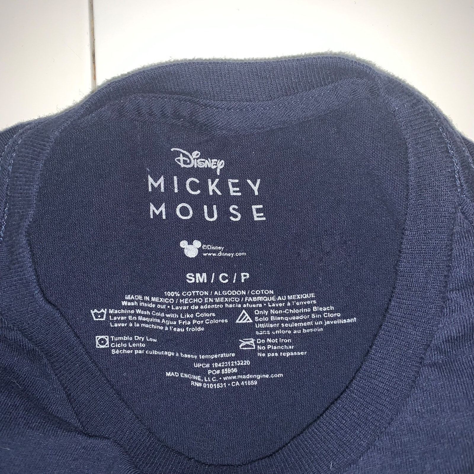 Disney Disney Mickey Mouse Van Gogh Starry Night Navy Blue T-Shirt Size US S / EU 44-46 / 1 - 2 Thumbnail