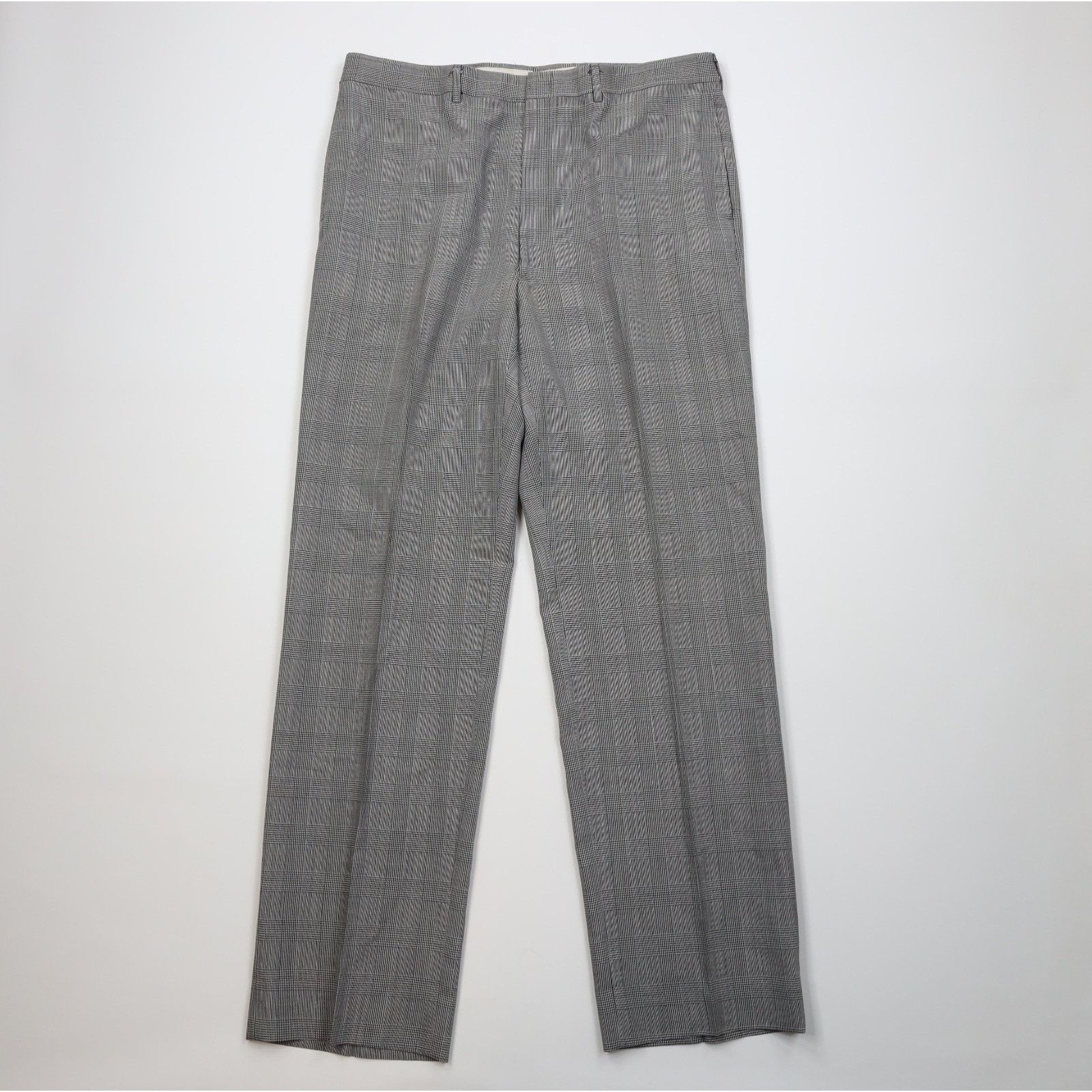 Vintage Vintage 70s Palm Beach 2 Piece Wool Suit Wedding Houndstooth Size 44L - 10 Thumbnail