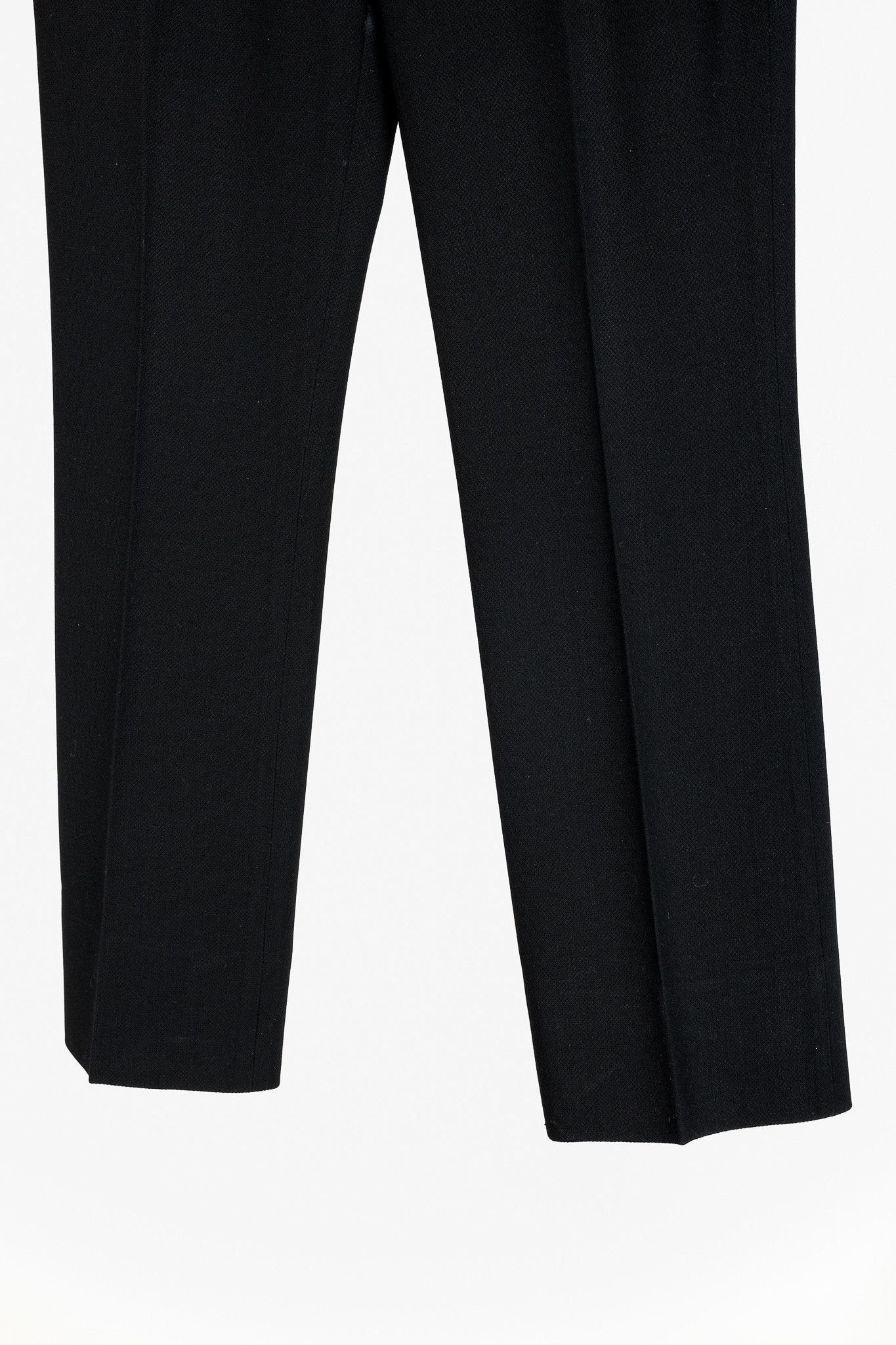 Escada Escada Black Stretch Wool Crepe Trousers Size 32" / US 10 / IT 46 - 8 Thumbnail