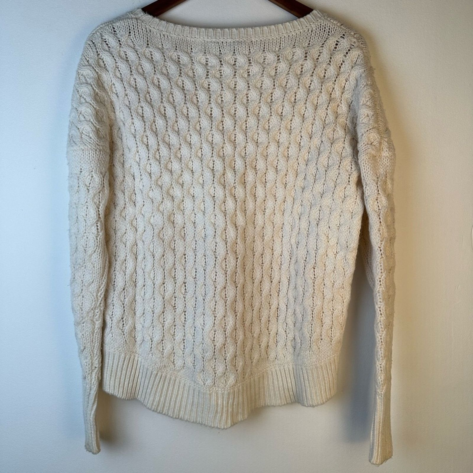 BB Dakota Jack by BB Dakota Cable Knit Sweater Size XS / US 0-2 / IT 36-38 - 4 Thumbnail