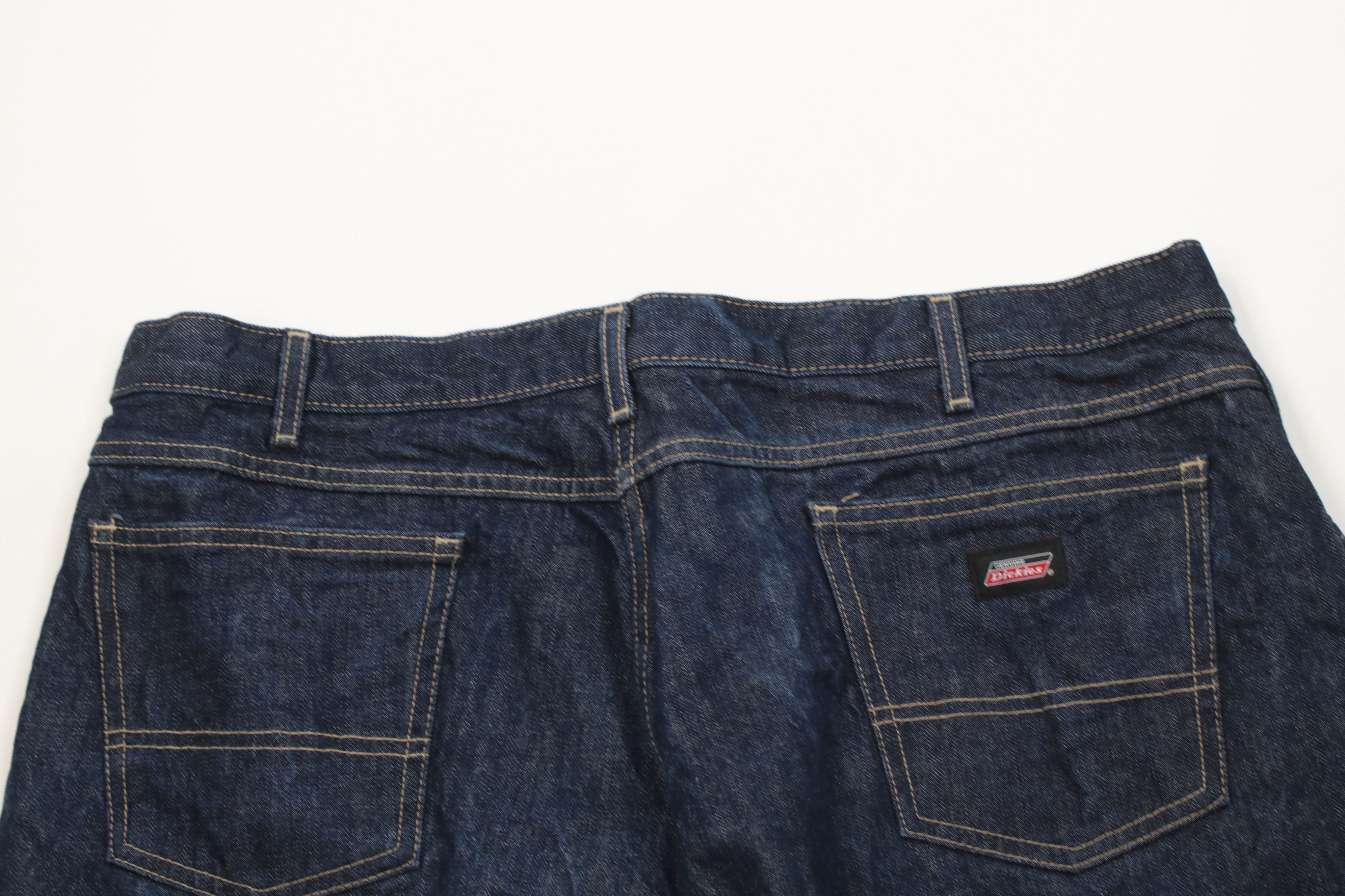 Dickies Vintage Y2K Dickies Fit Dungaree Denim Jean Shorts Jorts Size US 40 / EU 56 - 8 Thumbnail