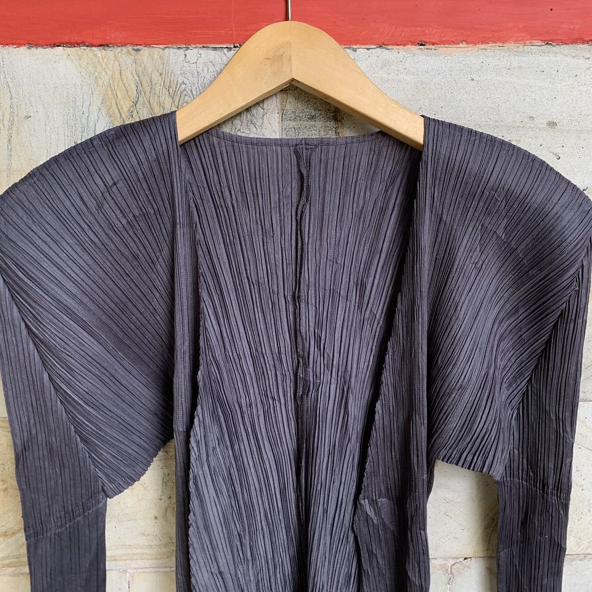 Pleats Please Issey Miyake Rare Vintage Pleats Please By Issey Miyake Haori Cardigan Size L / US 10 / IT 46 - 2 Thumbnail