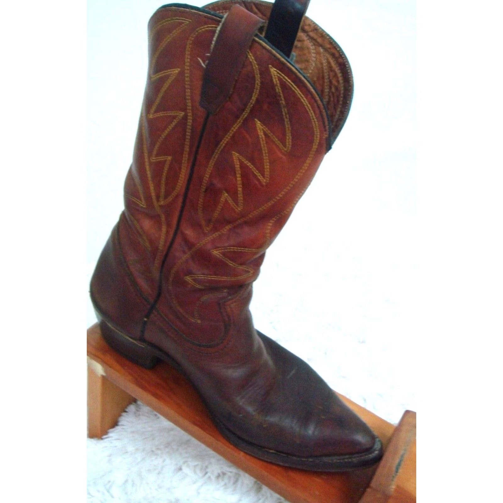 VINTAGE Durango West Men Western Boot D Cowboy Boots 10 