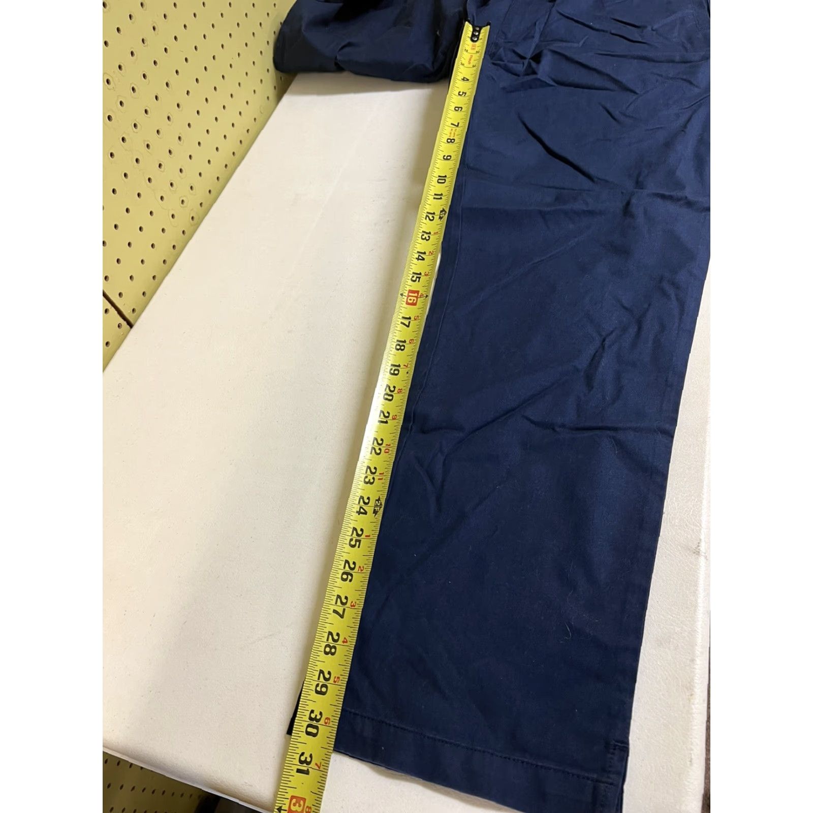 Reyn Spooner Reyn Spooner Solid Beach Twill Chino Navy Blue Drawstring Pants Men’s 2XL NEW Mens Chino Beach Adjustable Waist Lightweight Straight 32in Inseam Size US 39 - 7 Thumbnail