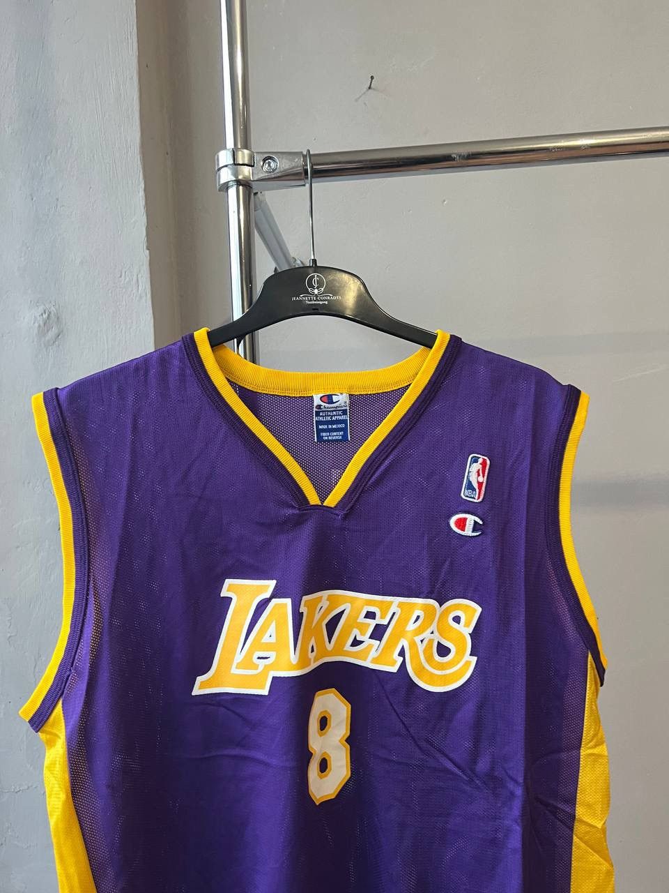 NBA RARE LOS ANGELES LAKERS #8 BRYANT CHAMPION BASKETBALL JERSEY Size US M / EU 48-50 / 2 - 4 Thumbnail