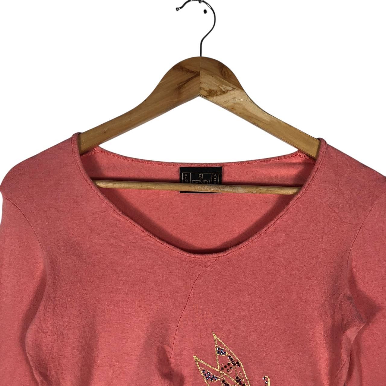 Fendi Fendi Roma Amor Long Sleeve T-Shirt Size XS / US 0-2 / IT 36-38 - 2 Thumbnail