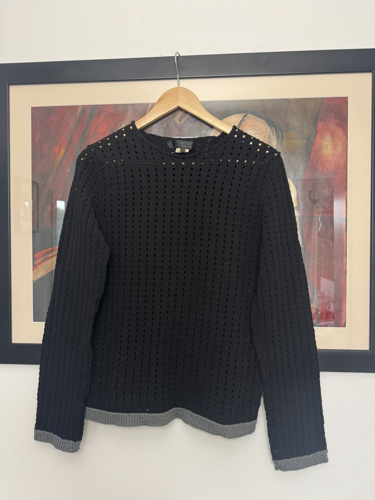 Comme des Garcons COMME DES GARCONS CDG Japanese Sweater Transparent Mesh Rare Size US S / EU 44-46 / 1 - 1 Thumbnail