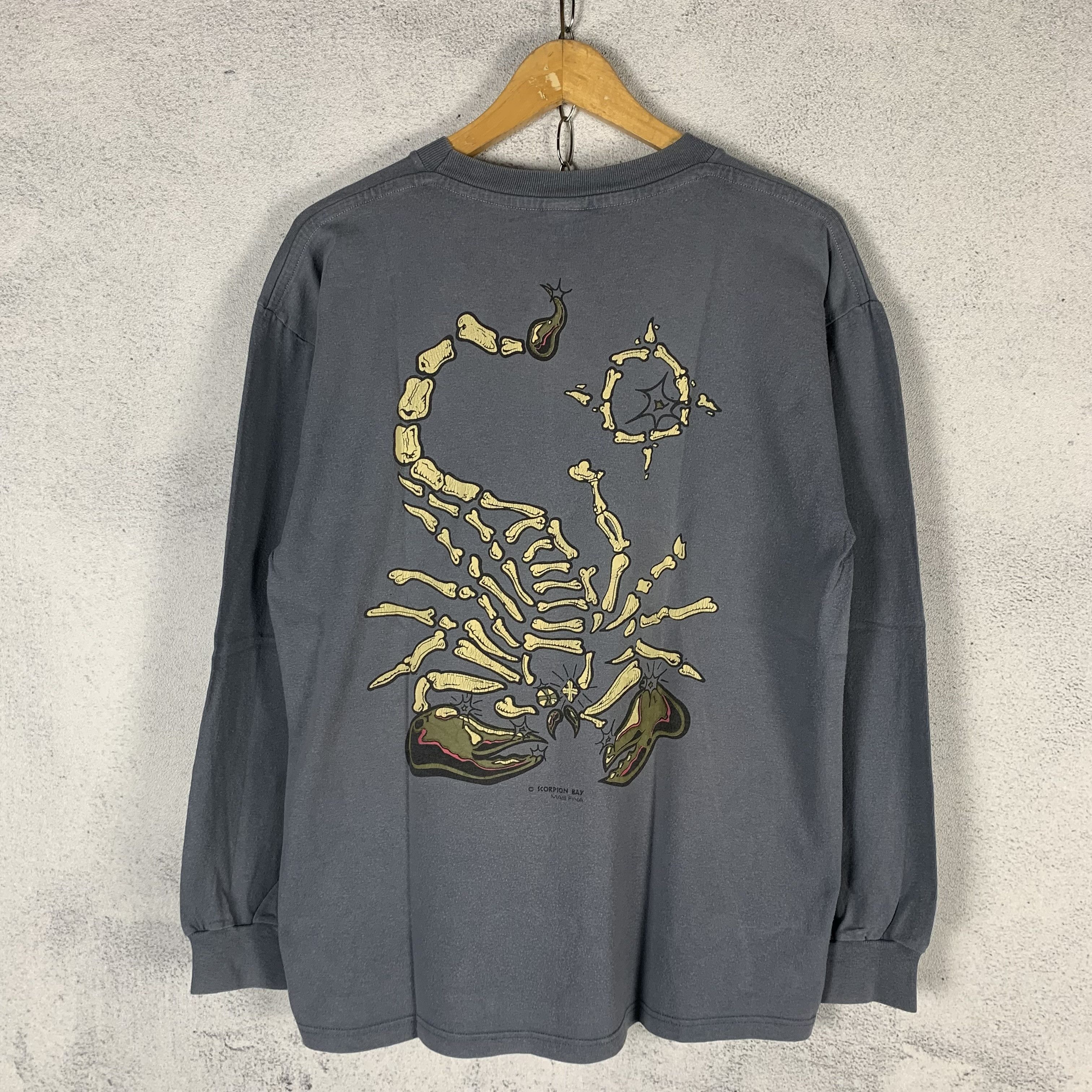 Vintage Vintage Scorpion Bay Lonsgleeve Tshirt Size US M / EU 48-50 / 2 - 1 Thumbnail
