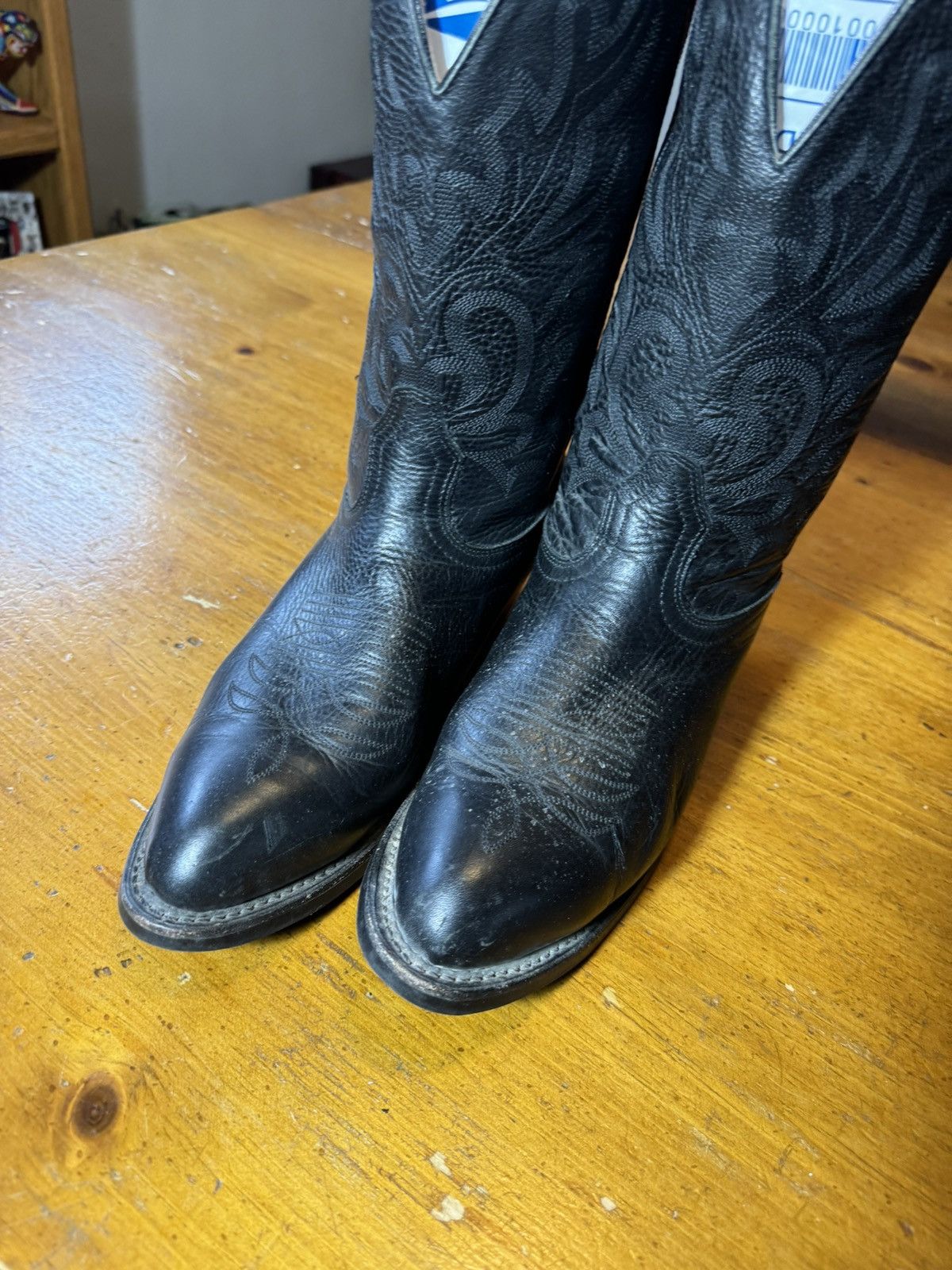 Vintage Vintage Boulet Cowboy Boots Sz 8.5 E Size US 8.5 / EU 41-42 - 6 Thumbnail