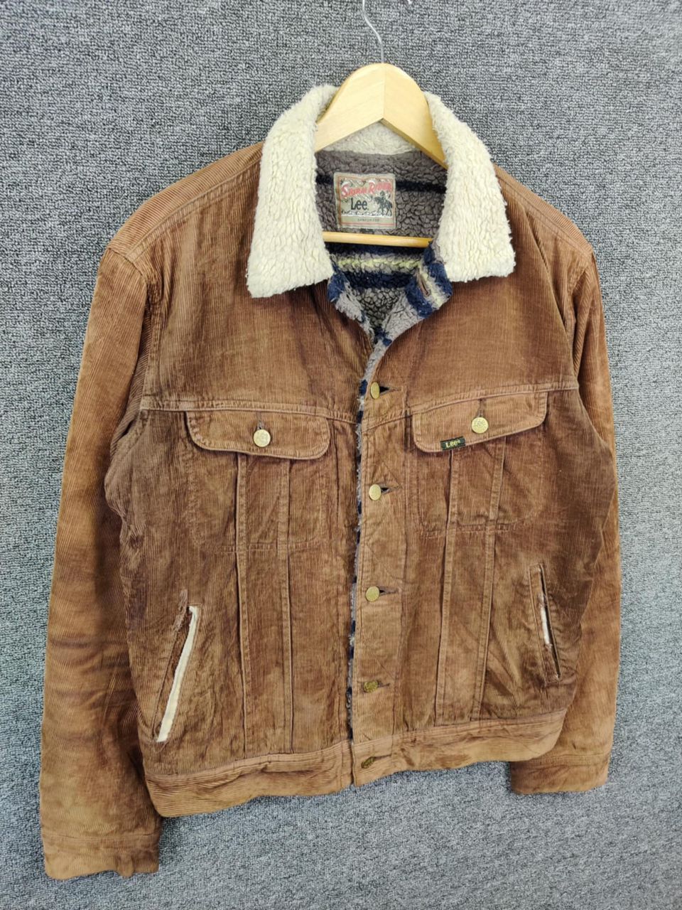 Lee Vintage Lee Storm Rider Coduroy Trucker Jacket Size US L / EU 52-54 / 3 - 5 Thumbnail