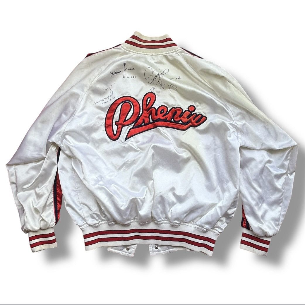 Phenix × Vintage COLLECTOR PHENIX PLAYERS SIGNATURE JAPAN SATIN BOMBER JACKET Size US L / EU 52-54 / 3 - 3 Thumbnail
