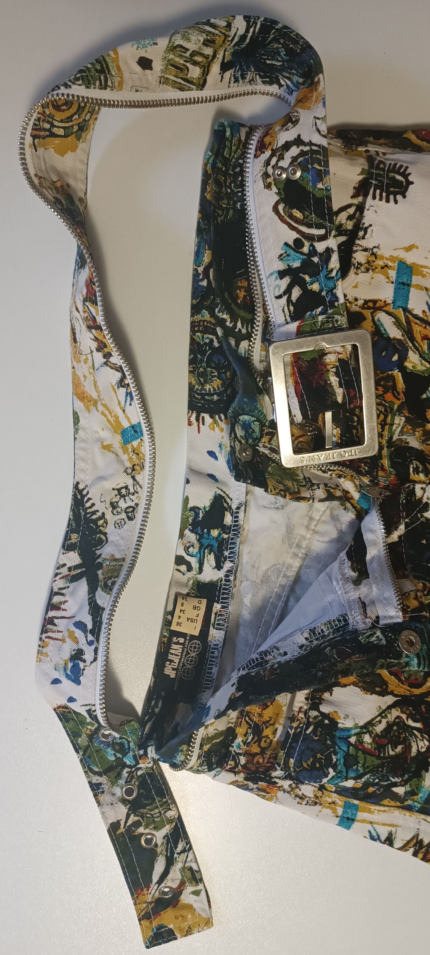 Jean Paul Gaultier 2000 - Basquiat graffiti pants Size 26" / US 2 / IT 38 - 25 Thumbnail