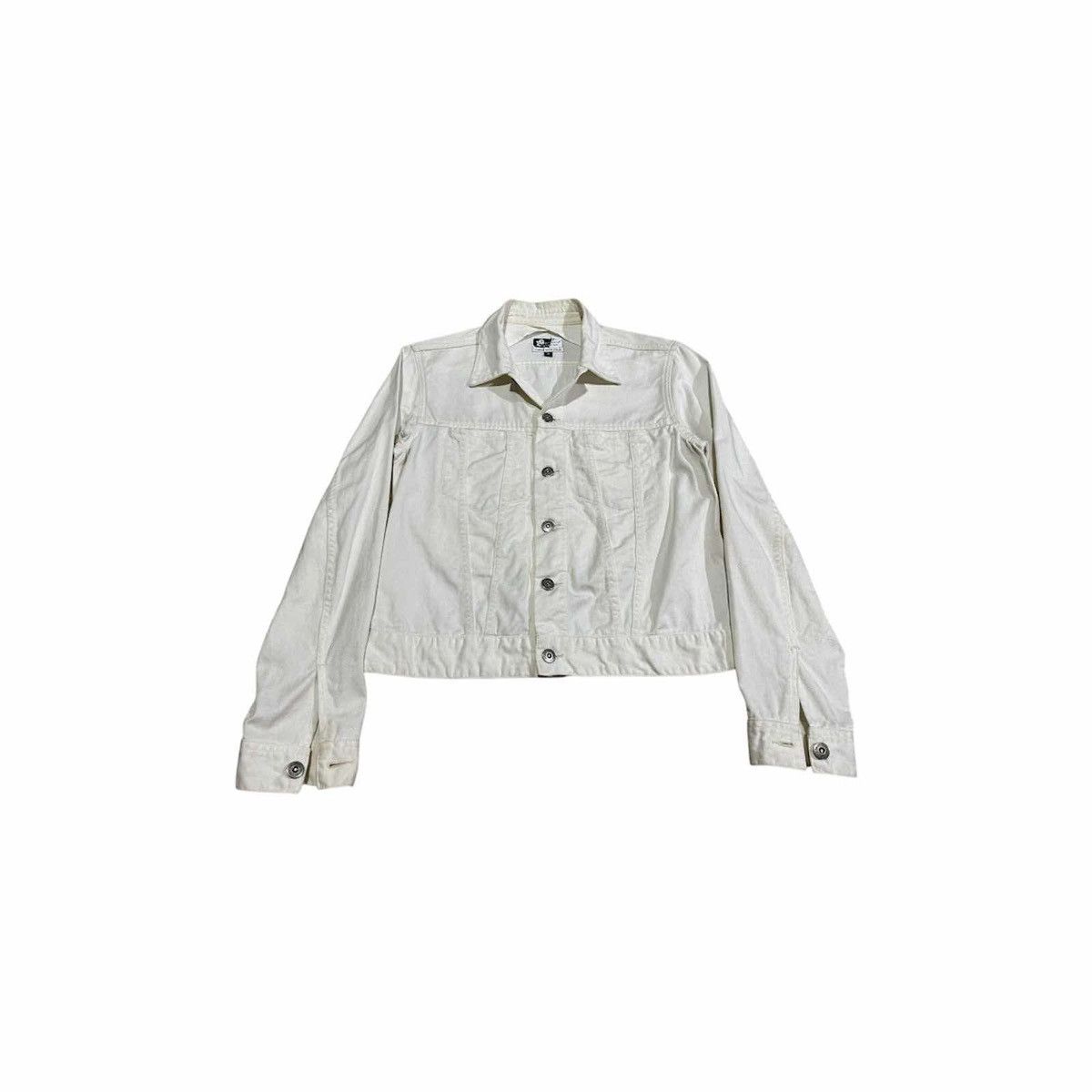Engineered Garments × Needles × Nepenthes 🔥Vintage Engineered Garments White Denim Trucker Jacket Size US S / EU 44-46 / 1 - 5 Thumbnail